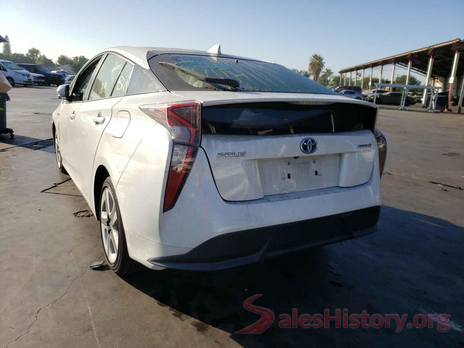 JTDKARFU2G3012826 2016 TOYOTA PRIUS