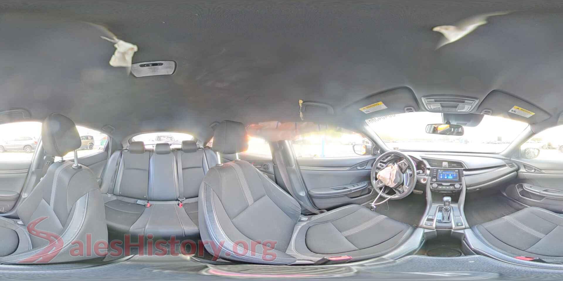 2021 HONDA CIVIC VIN SHHFK7H46MU411106, damage close-up