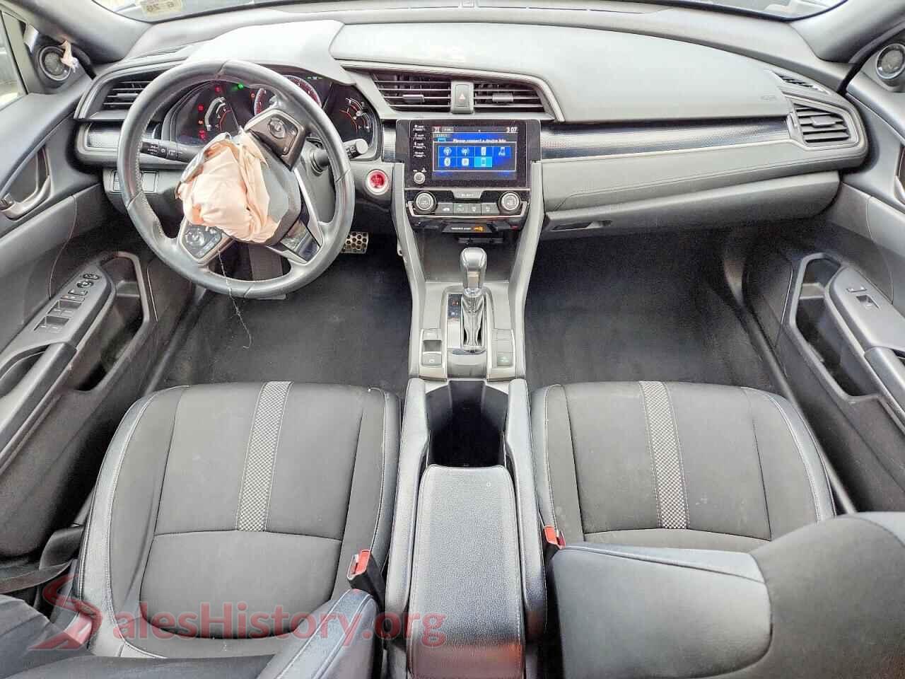 2021 HONDA CIVIC VIN SHHFK7H46MU411106, interior dashboard