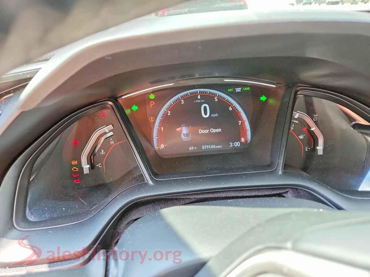 2021 HONDA CIVIC VIN SHHFK7H46MU411106, interior center console