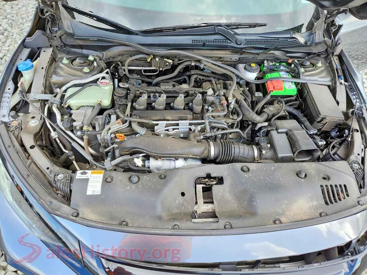 2021 HONDA CIVIC VIN SHHFK7H46MU411106, VIN plate