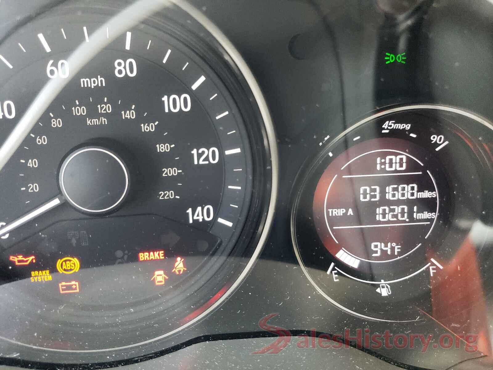 3CZRU6H34HG701168 2017 HONDA HR-V