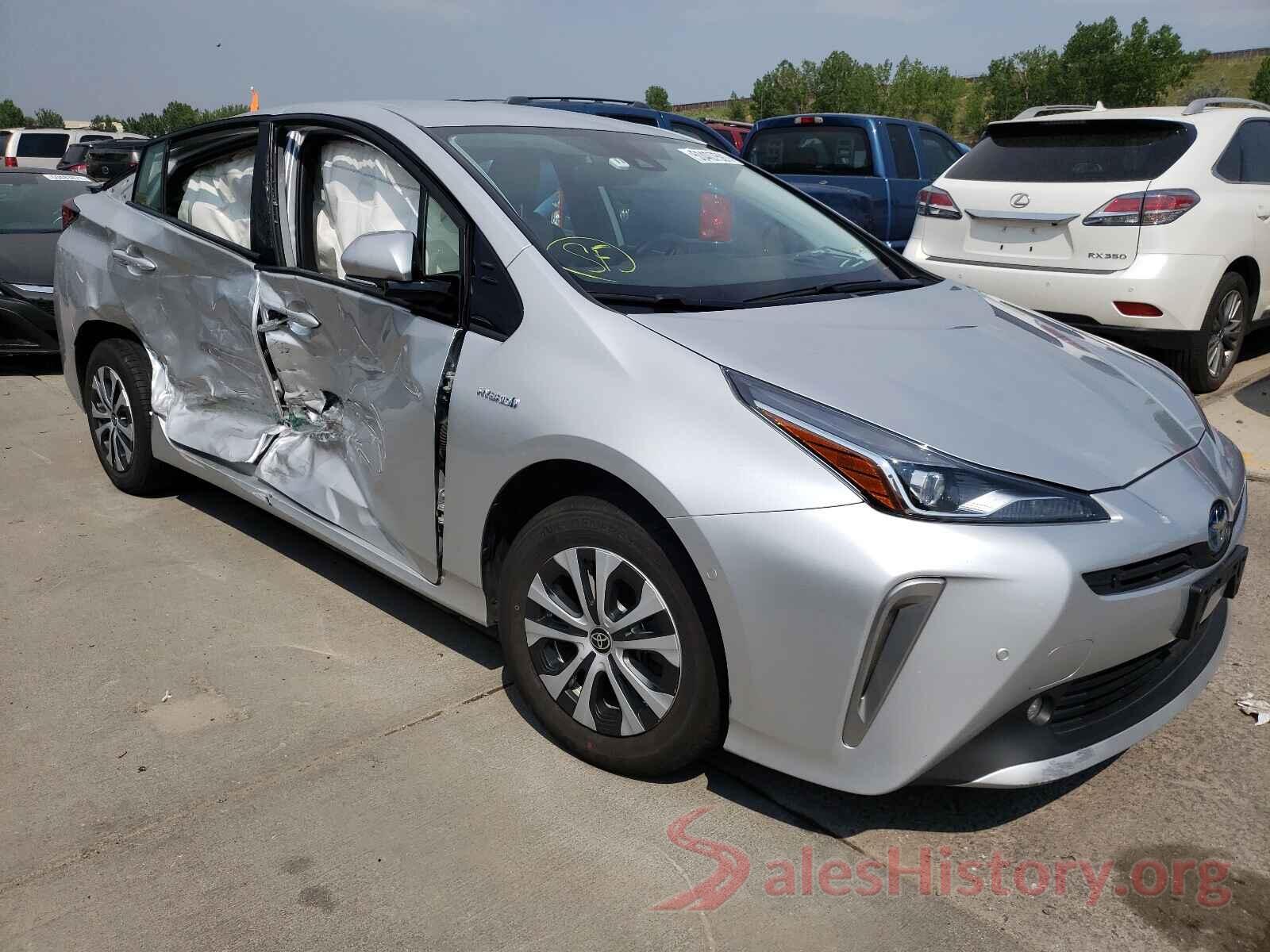 JTDL9RFU8K3007748 2019 TOYOTA PRIUS