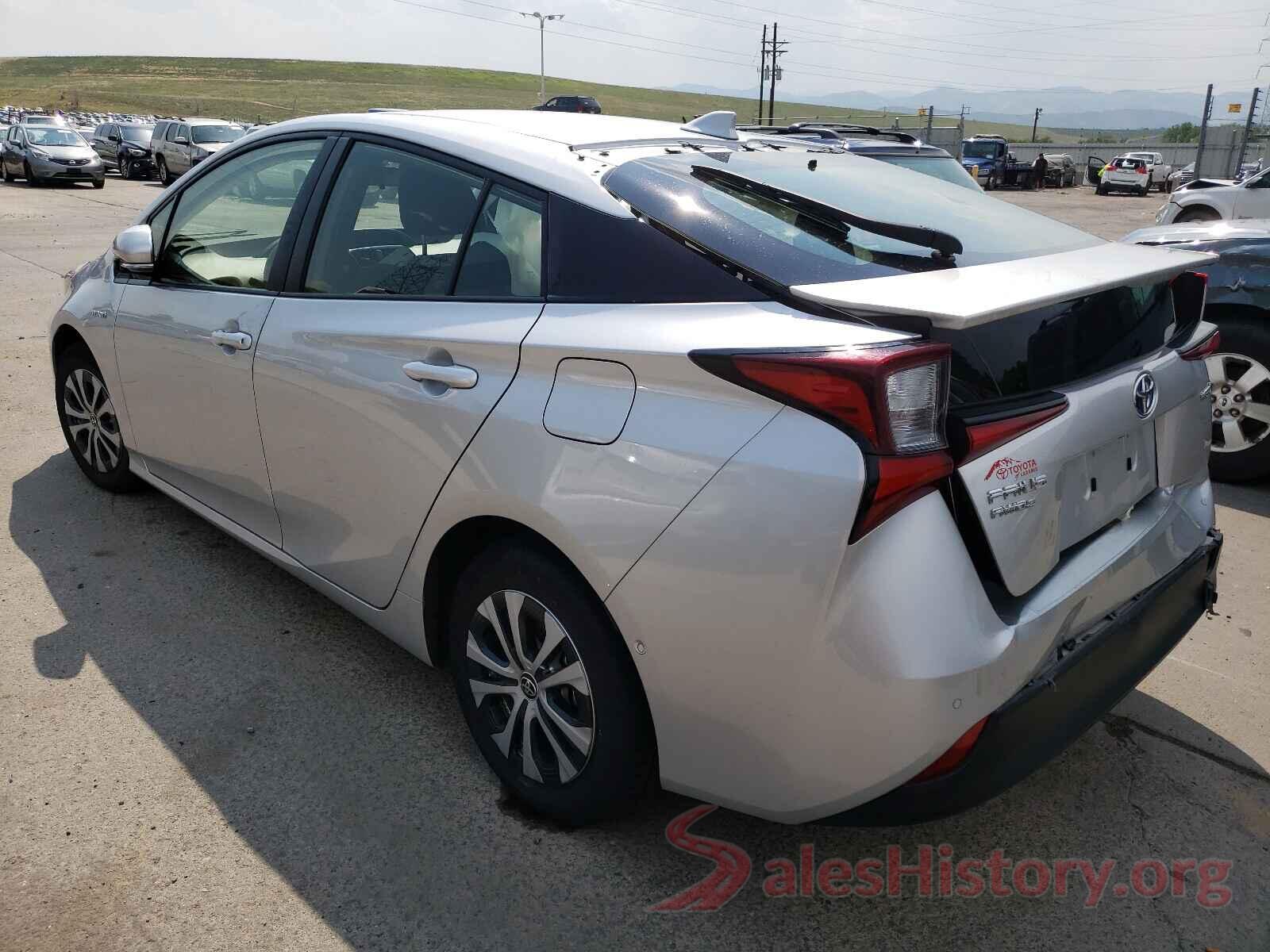 JTDL9RFU8K3007748 2019 TOYOTA PRIUS