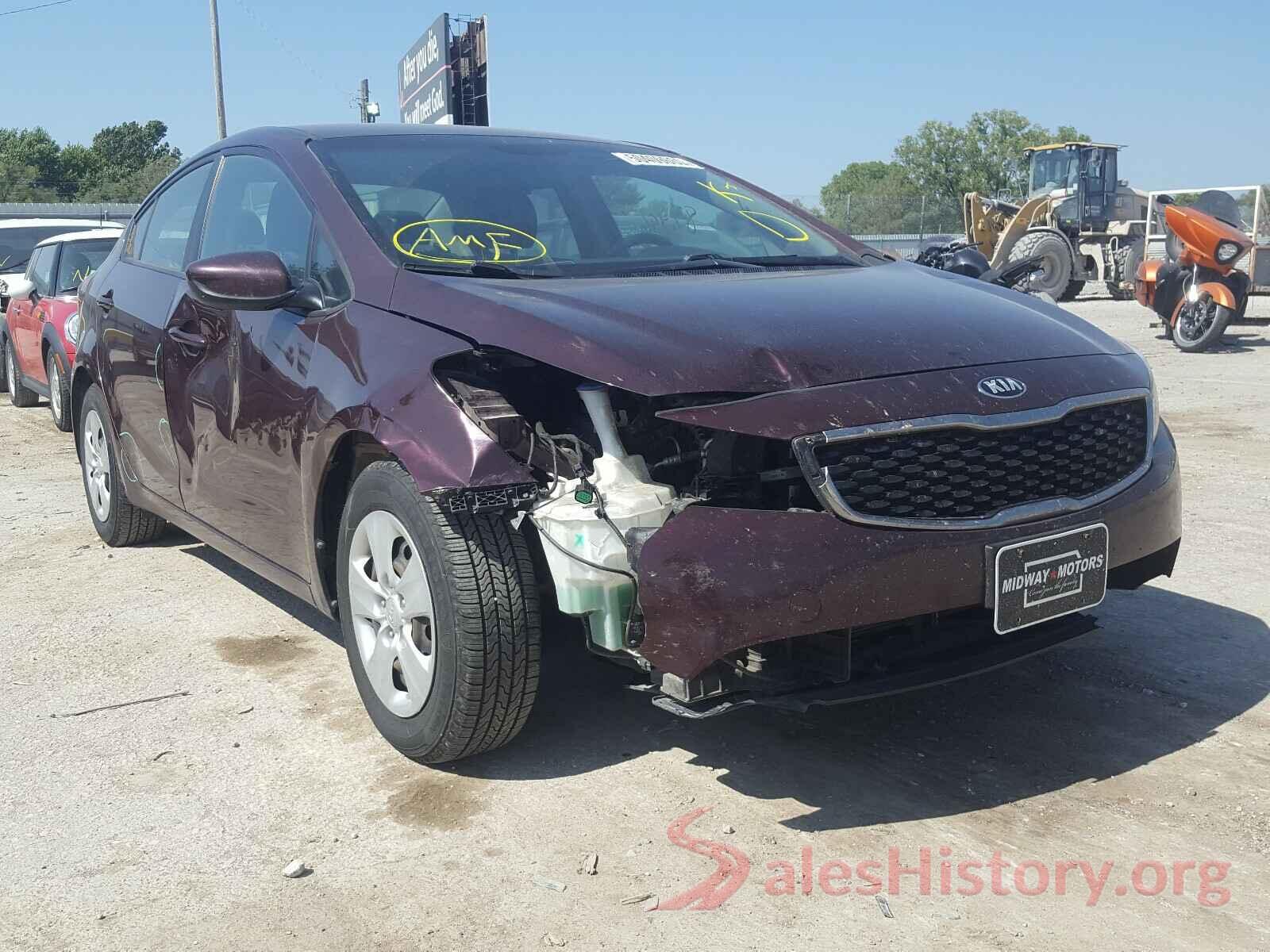 3KPFK4A70HE161457 2017 KIA FORTE