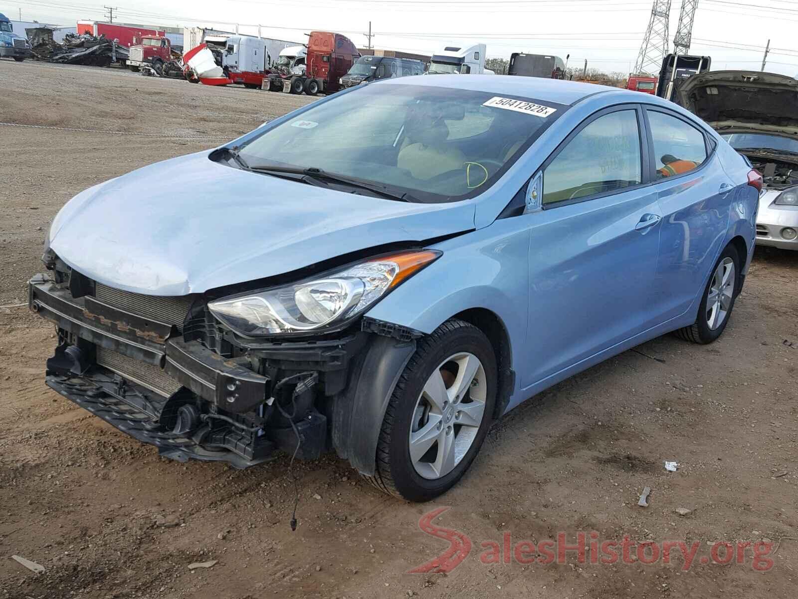 KMHDH4AEXDU733050 2013 HYUNDAI ELANTRA