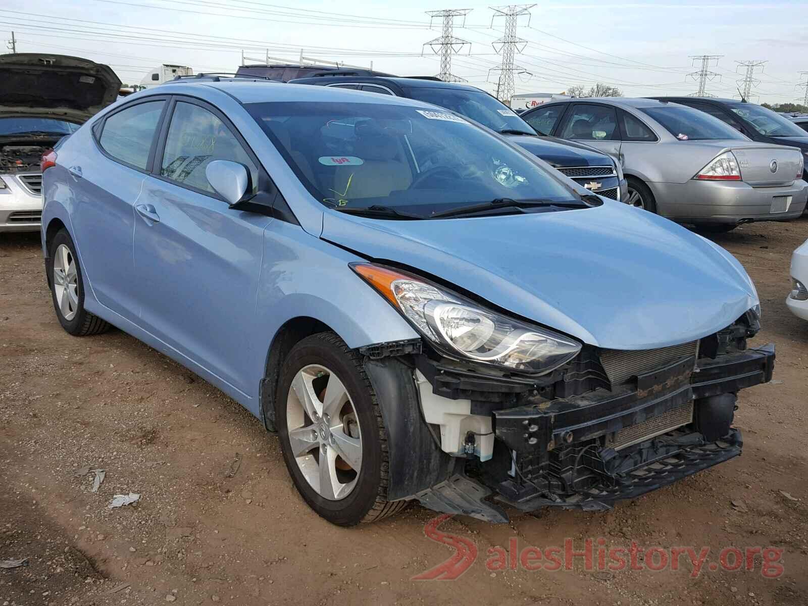 KMHDH4AEXDU733050 2013 HYUNDAI ELANTRA