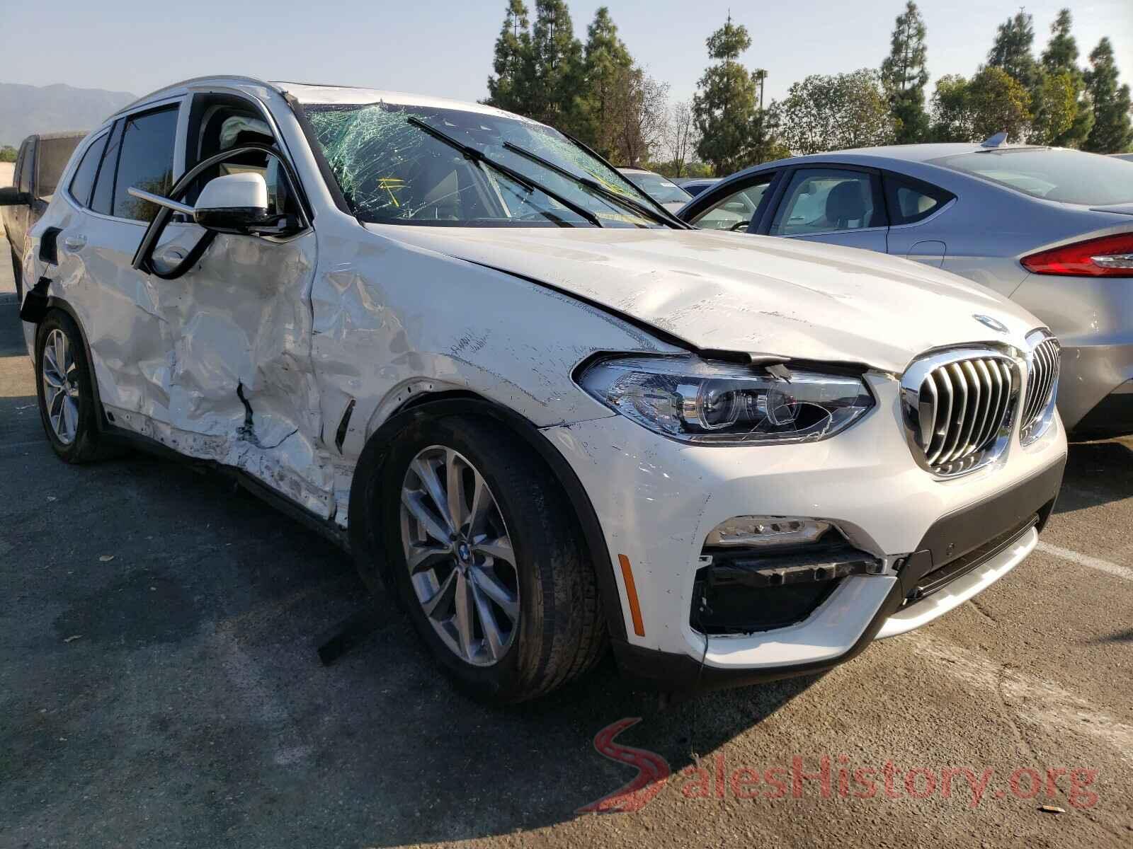 5UXTR7C5XKLE96348 2019 BMW X3