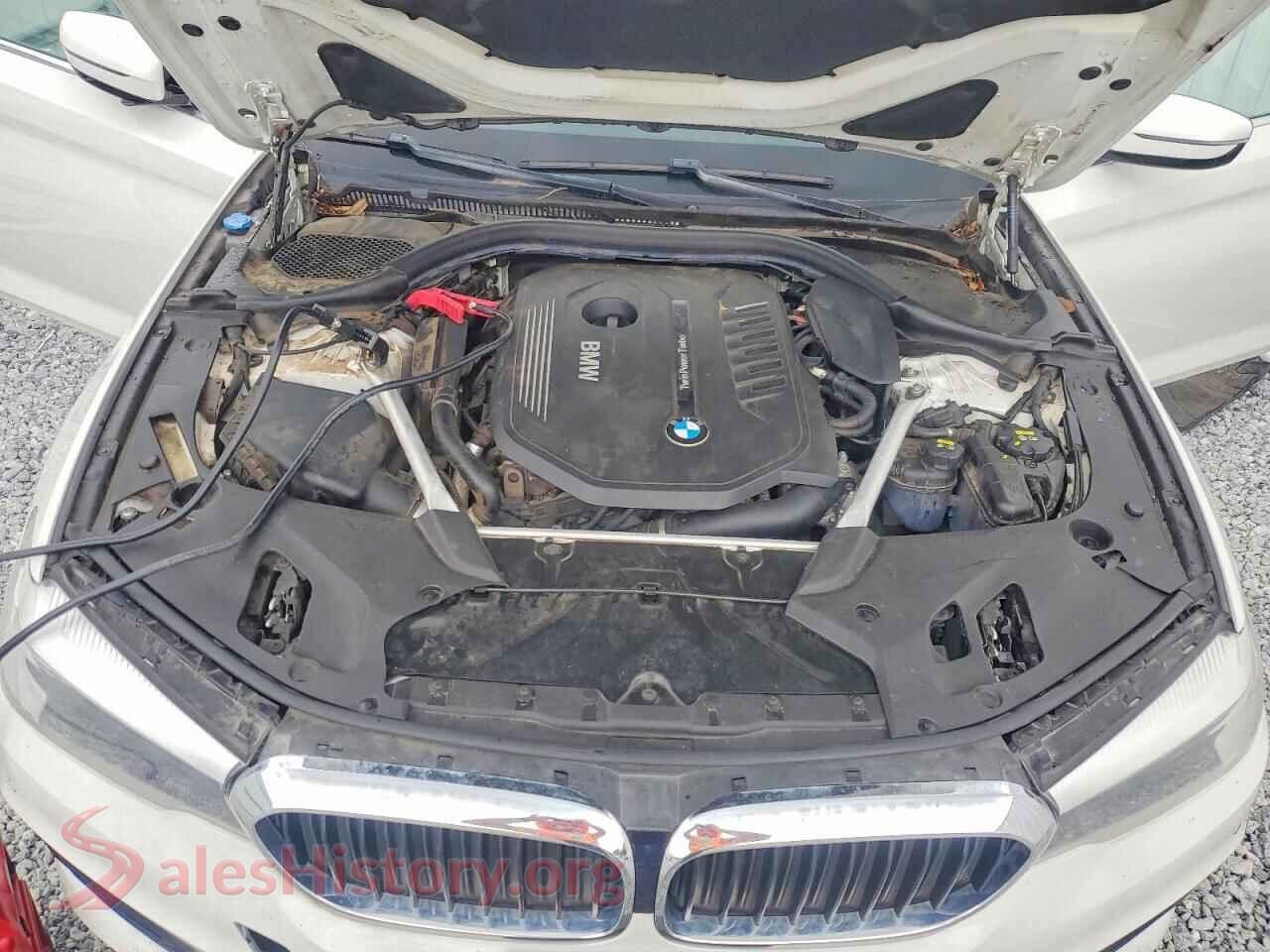 2018 BMW 5 SERIES VIN WBAJE5C51JWA94639, VIN plate