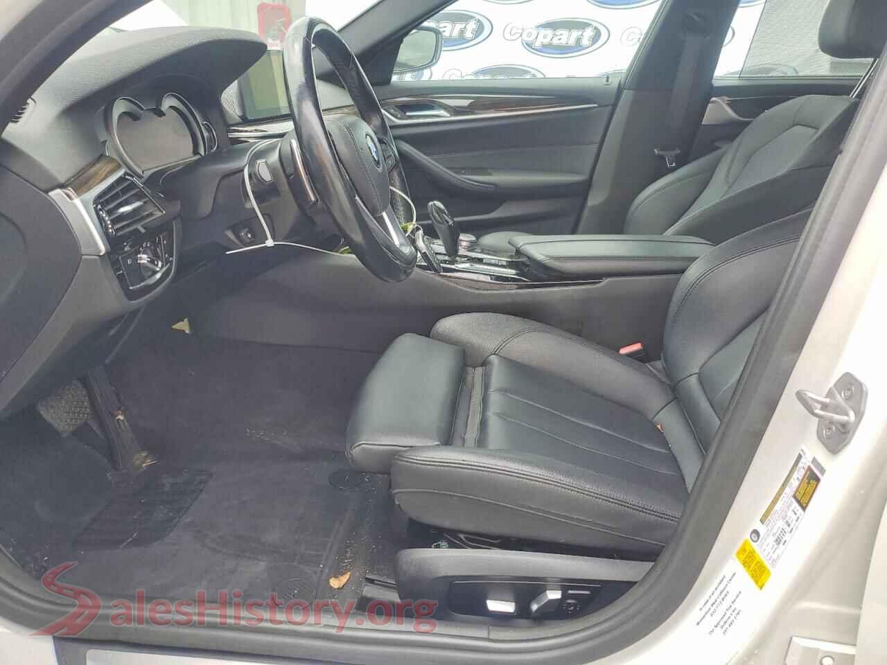 2018 BMW 5 SERIES VIN WBAJE5C51JWA94639, engine bay