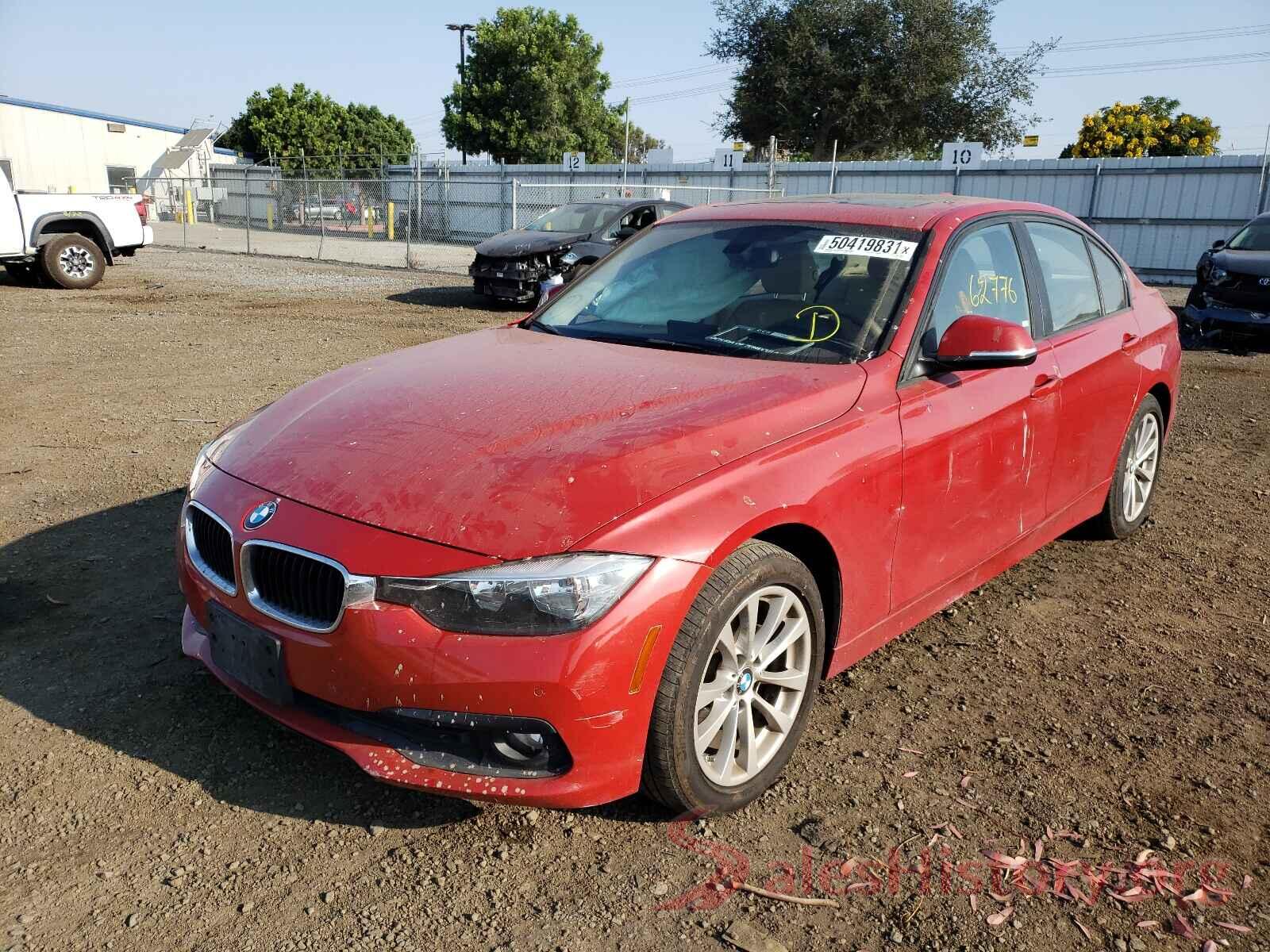 WBA8E1G5XGNT34042 2016 BMW 3 SERIES