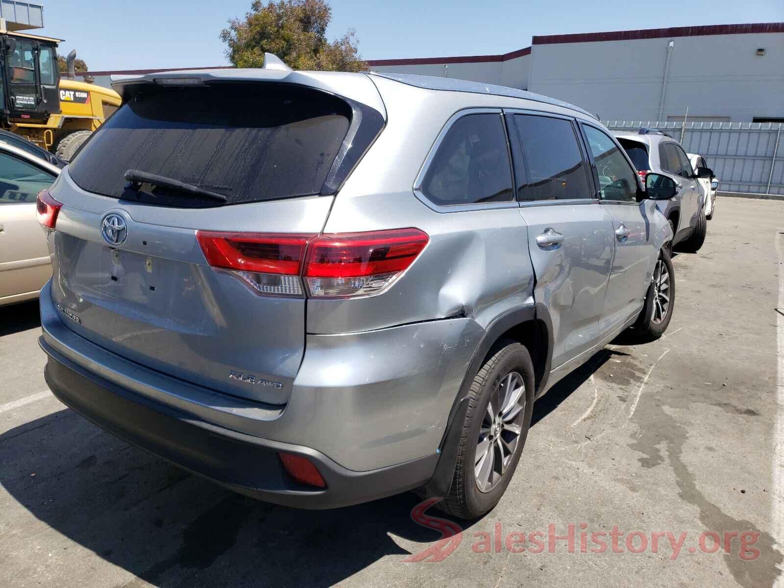 5TDJZRFH7JS537507 2018 TOYOTA HIGHLANDER