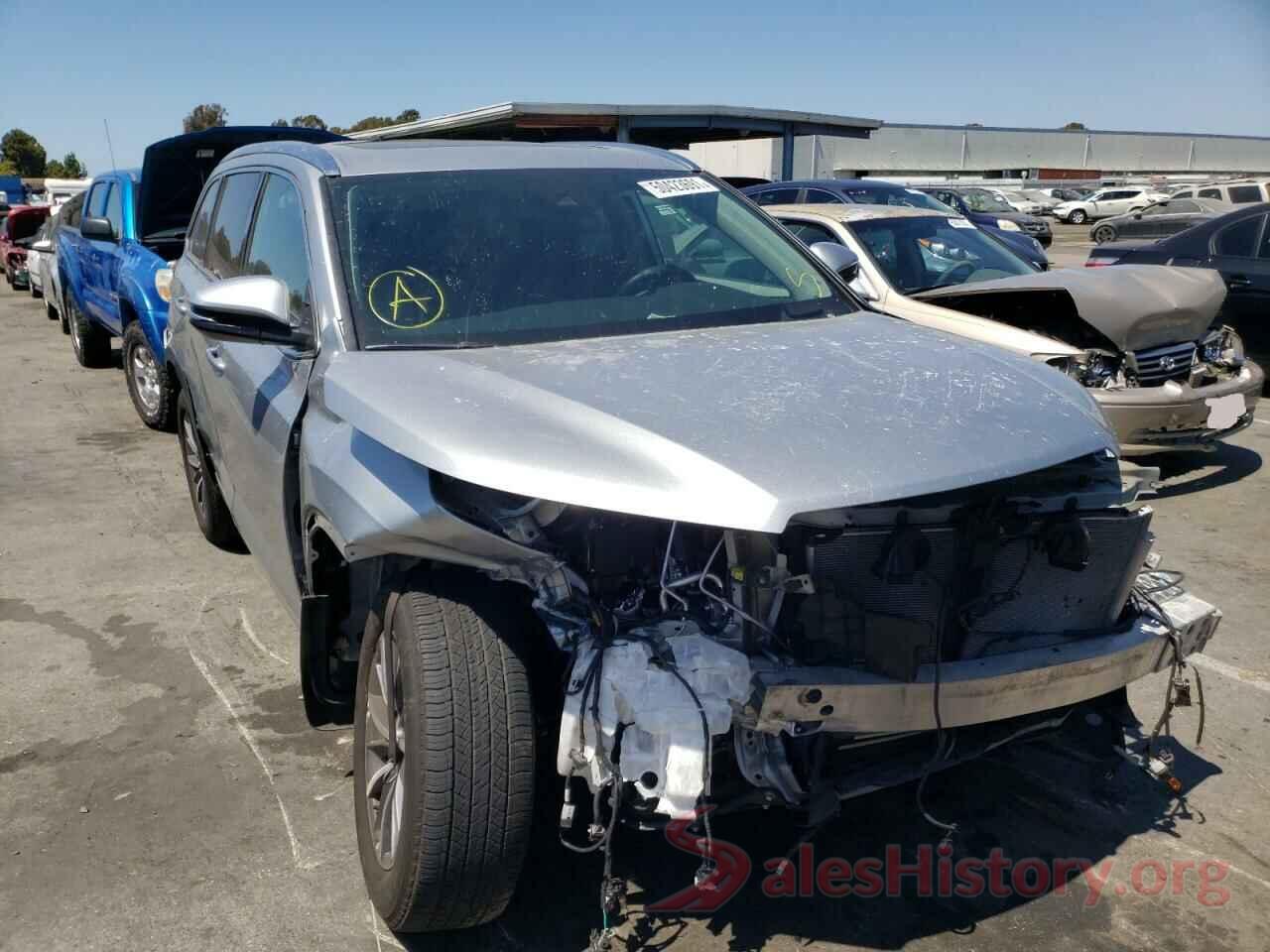 5TDJZRFH7JS537507 2018 TOYOTA HIGHLANDER