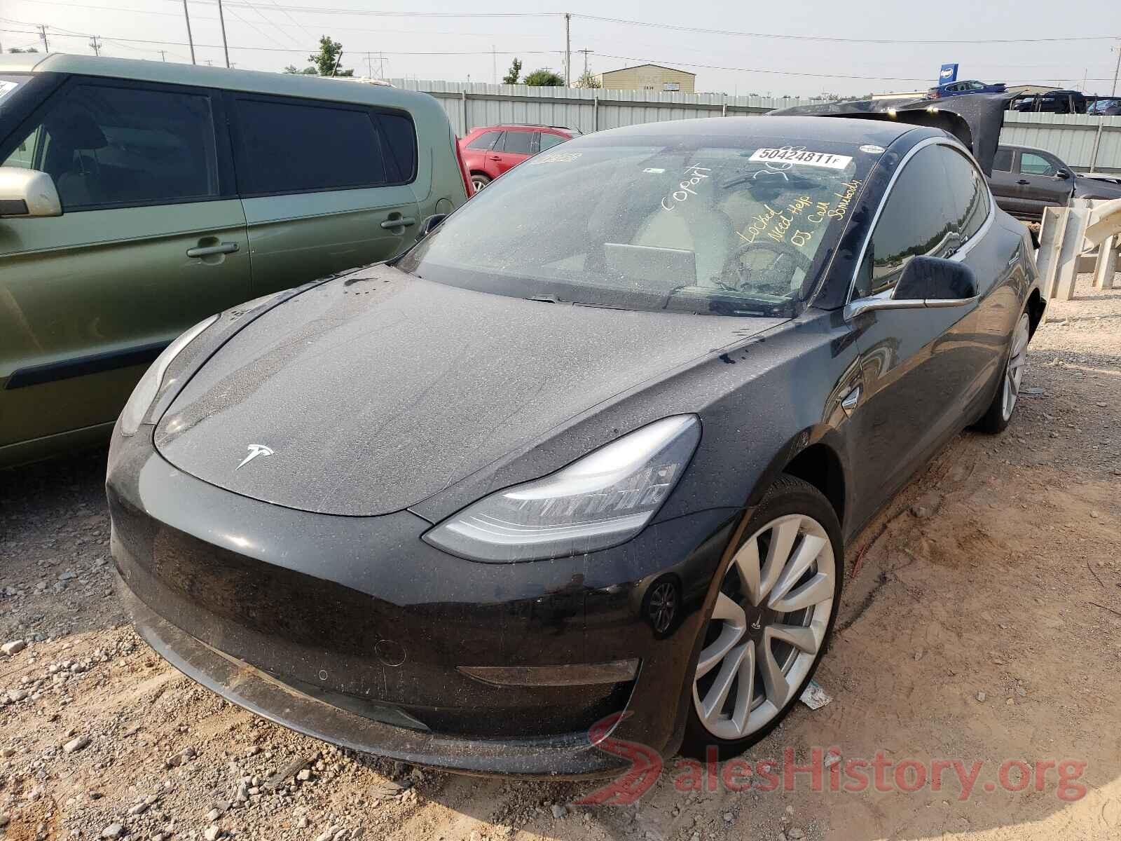 5YJ3E1EB7KF213658 2019 TESLA MODEL 3