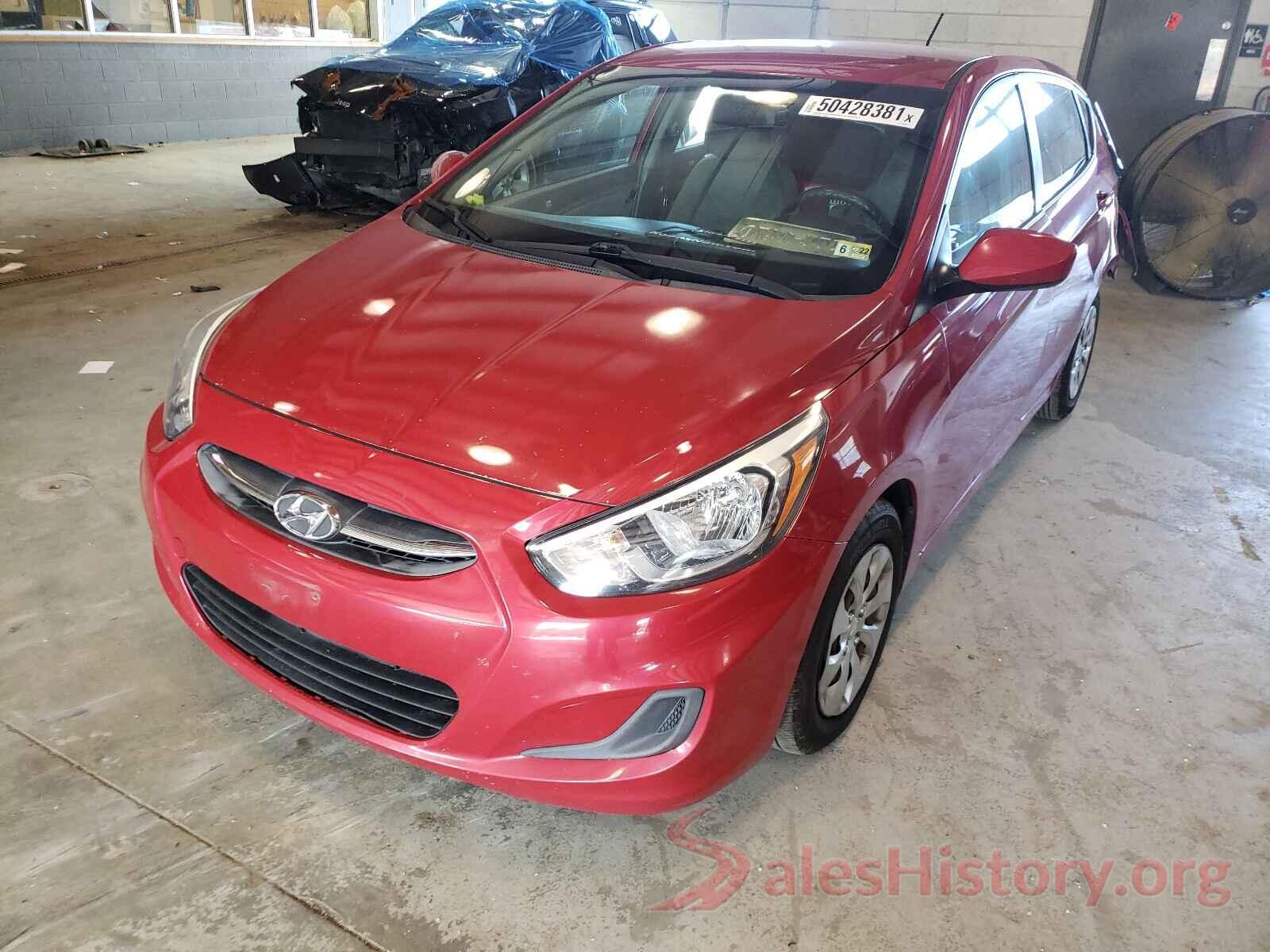 KMHCT5AE5GU256385 2016 HYUNDAI ACCENT