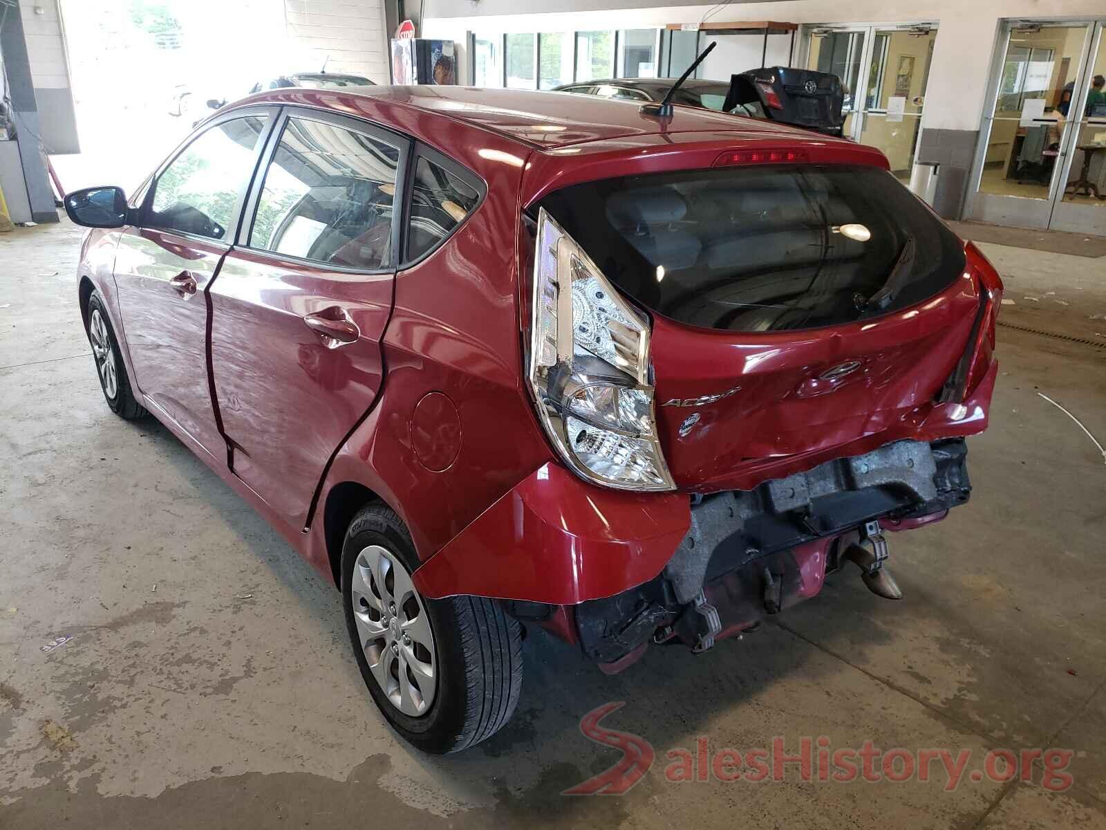 KMHCT5AE5GU256385 2016 HYUNDAI ACCENT