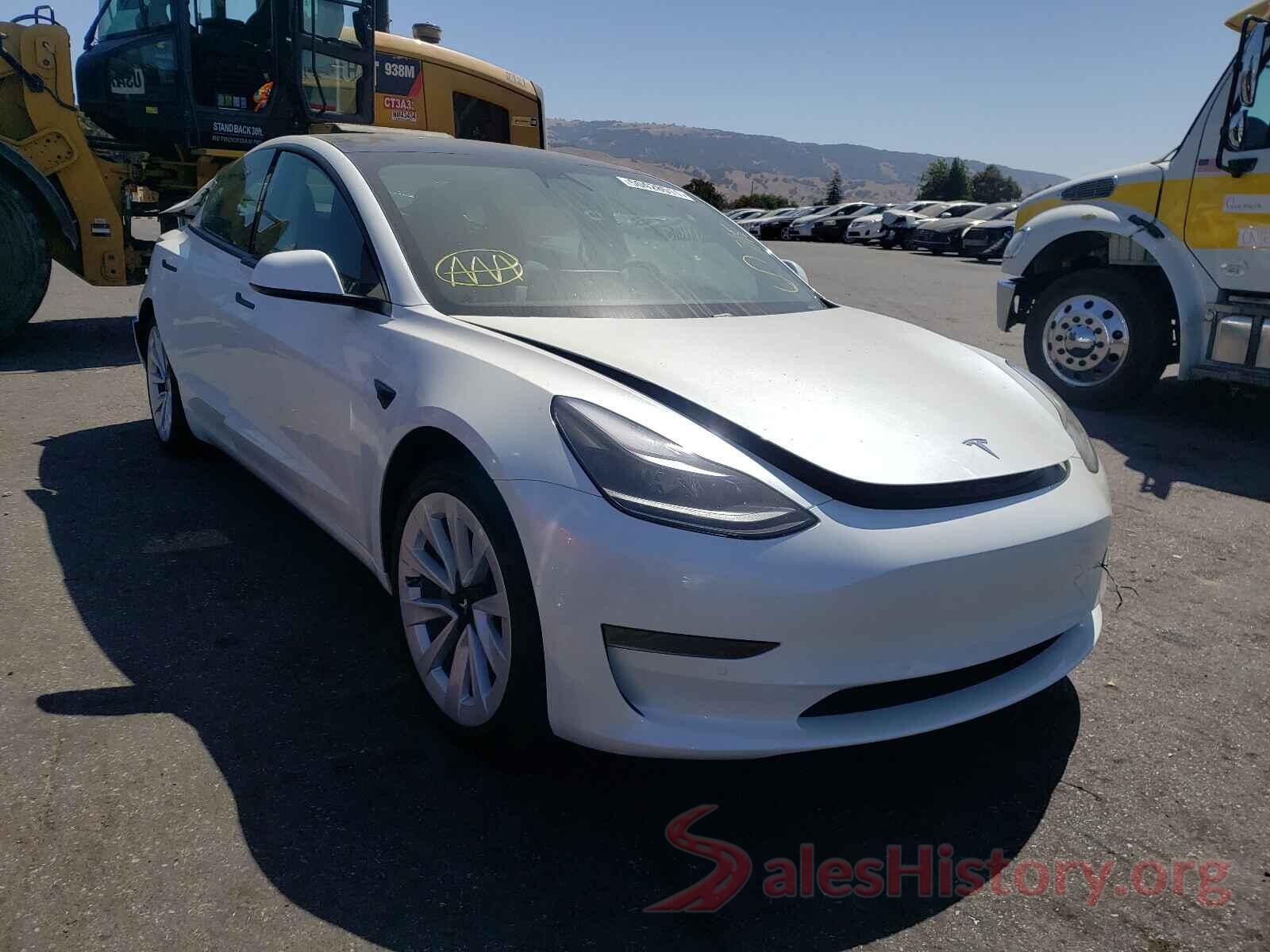 5YJ3E1EA5MF937245 2021 TESLA MODEL 3