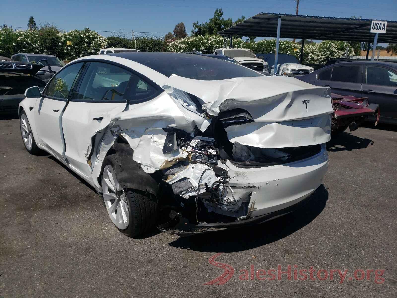 5YJ3E1EA5MF937245 2021 TESLA MODEL 3