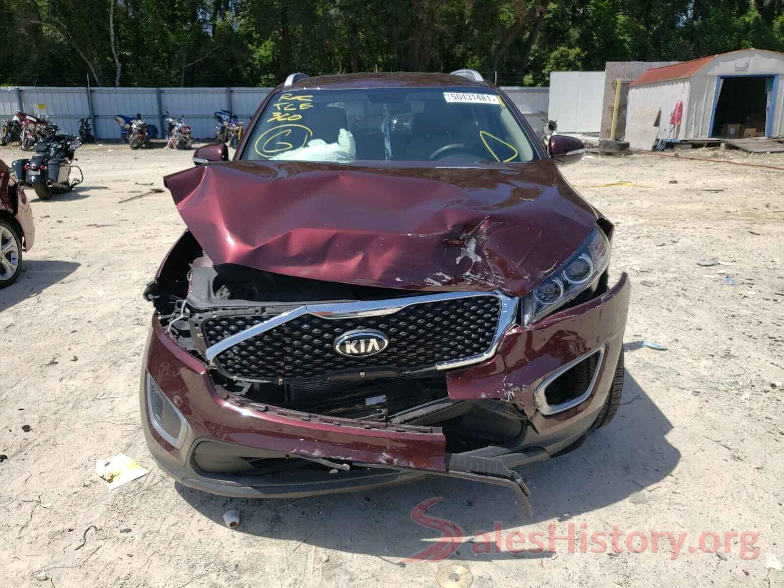 5XYPG4A5XHG242389 2017 KIA SORENTO