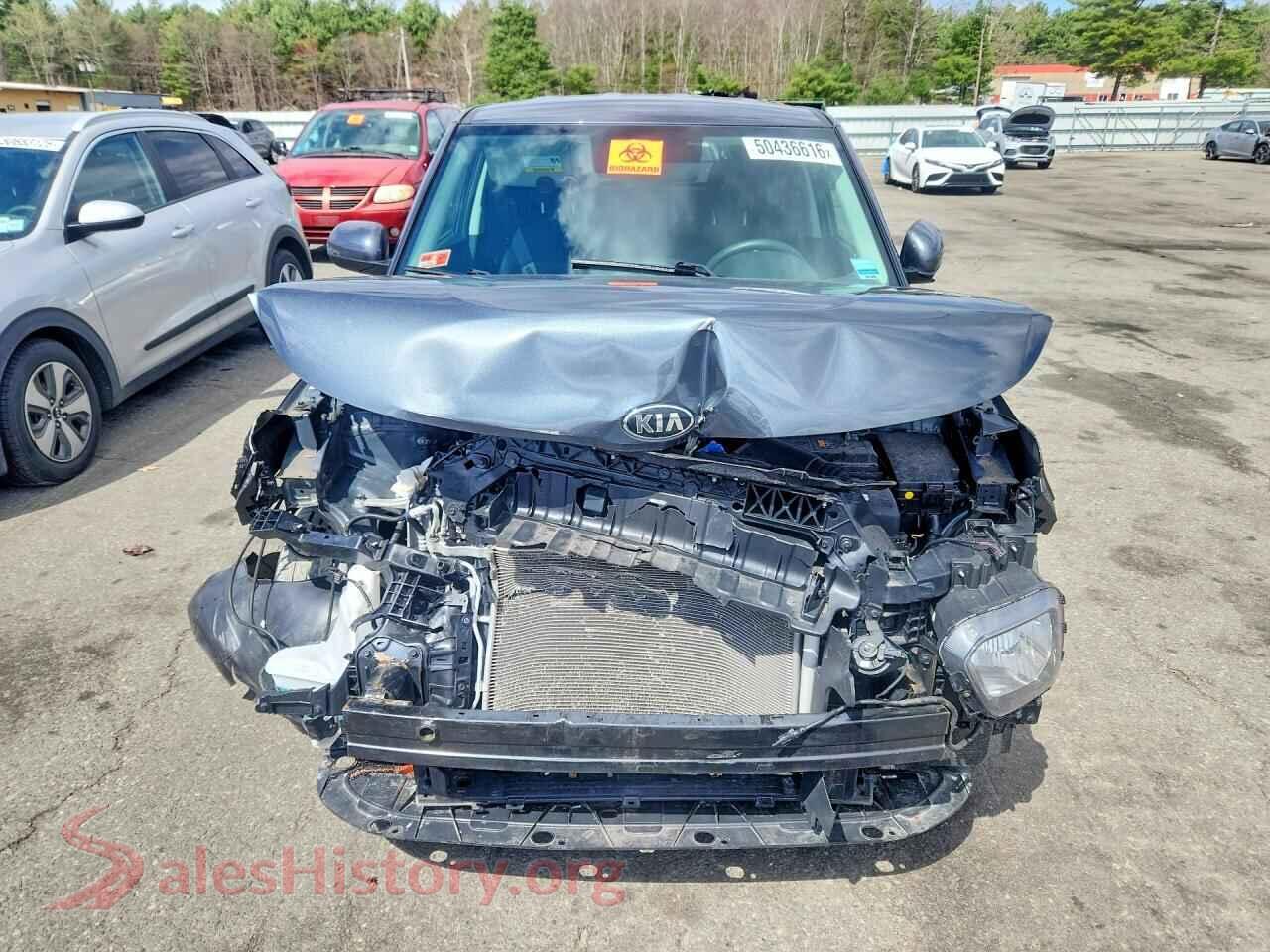 2021 KIA SOUL VIN KNDJ23AU6M7782173, rear view
