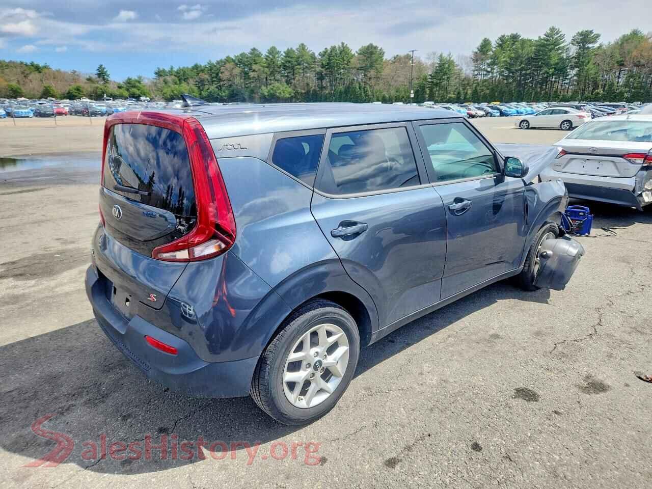 2021 KIA SOUL VIN KNDJ23AU6M7782173, right side view