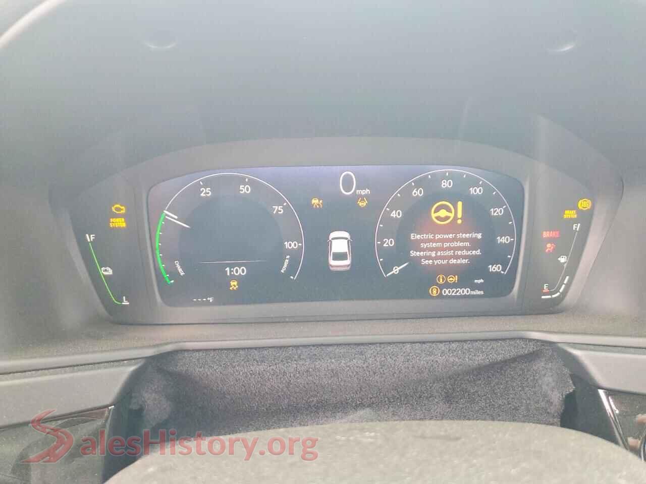 2025 HONDA ACCORD VIN 1HGCY2F66SA078021, interior center console