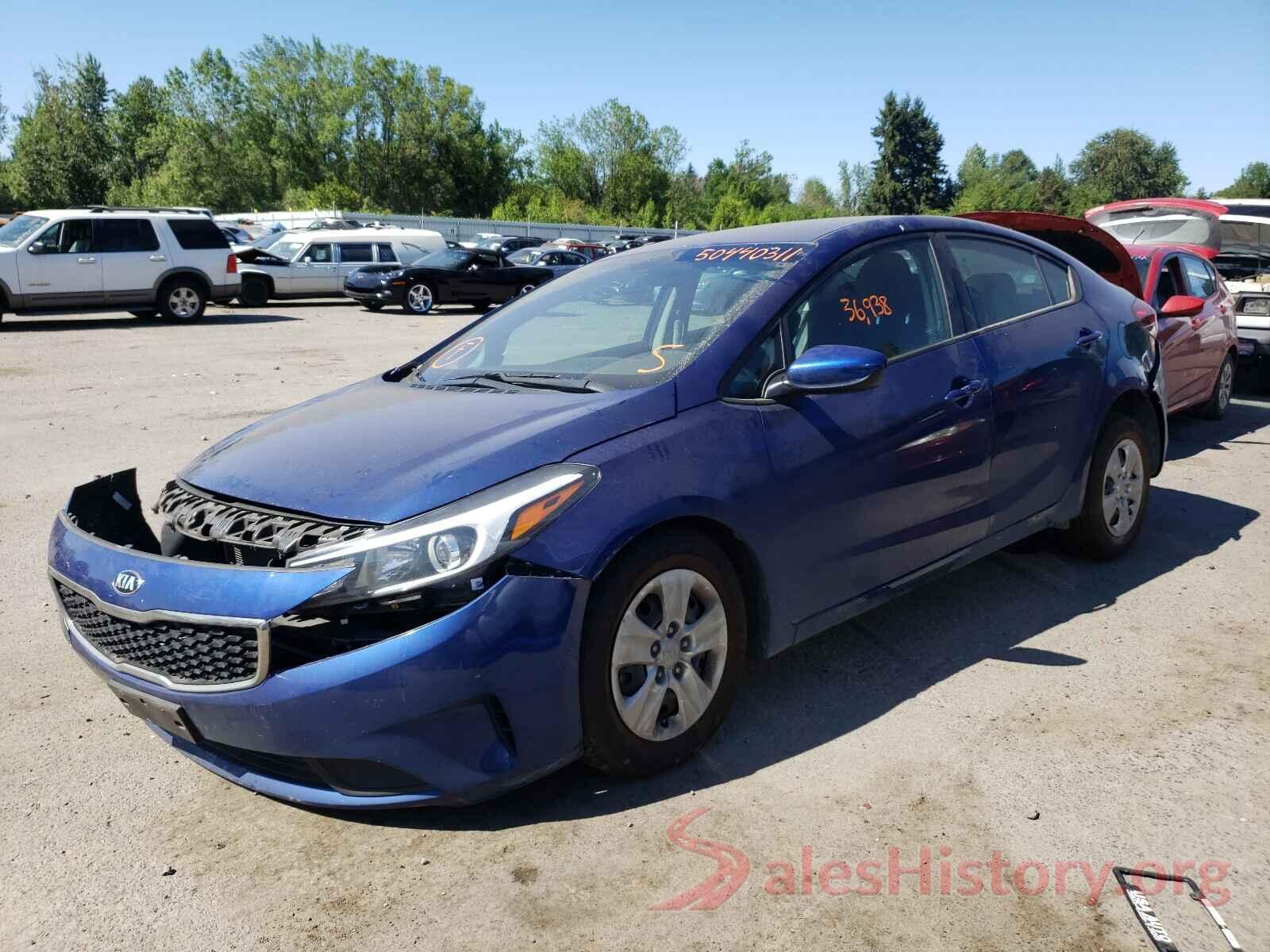 3KPFK4A73HE141834 2017 KIA FORTE