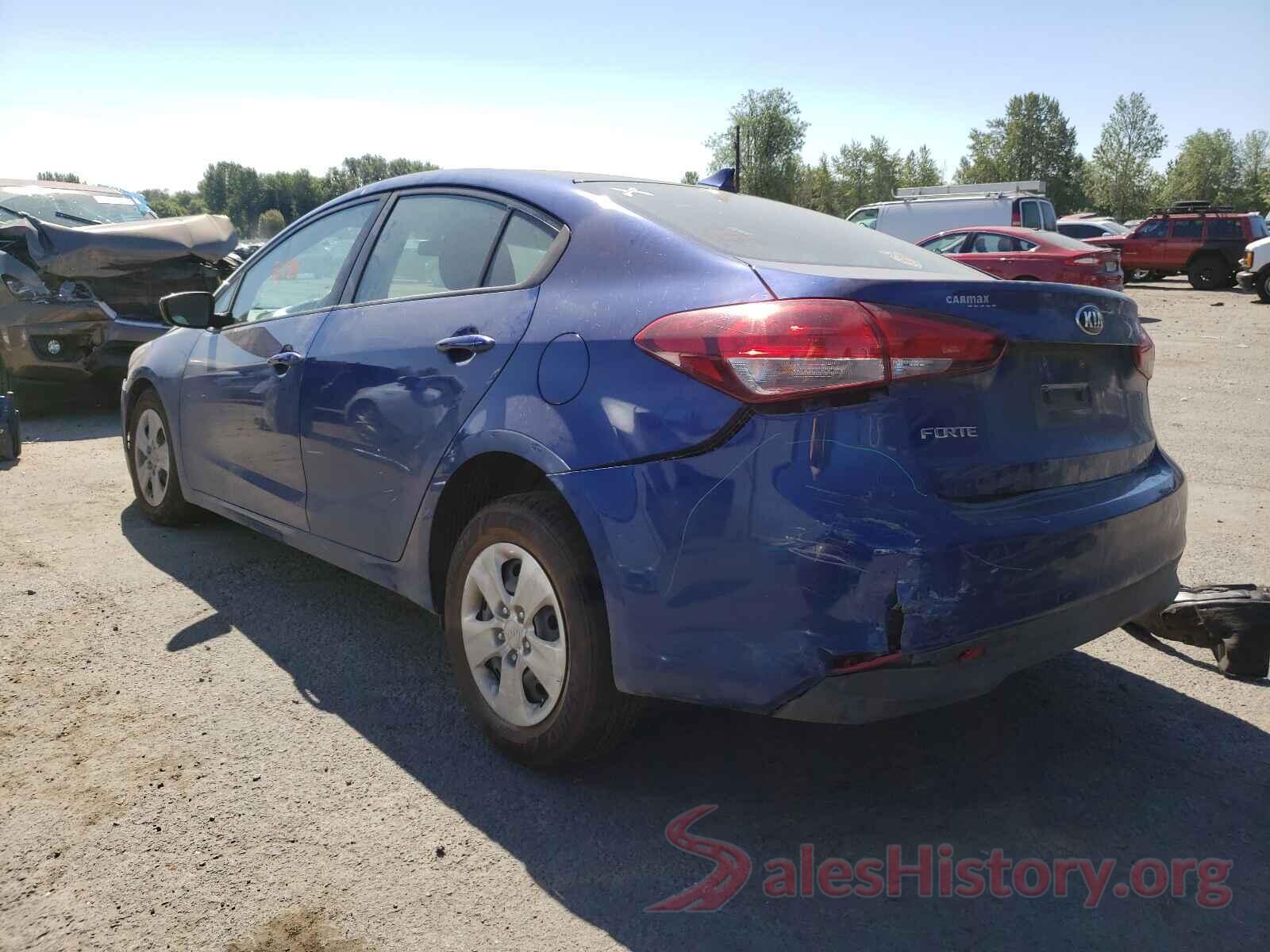 3KPFK4A73HE141834 2017 KIA FORTE