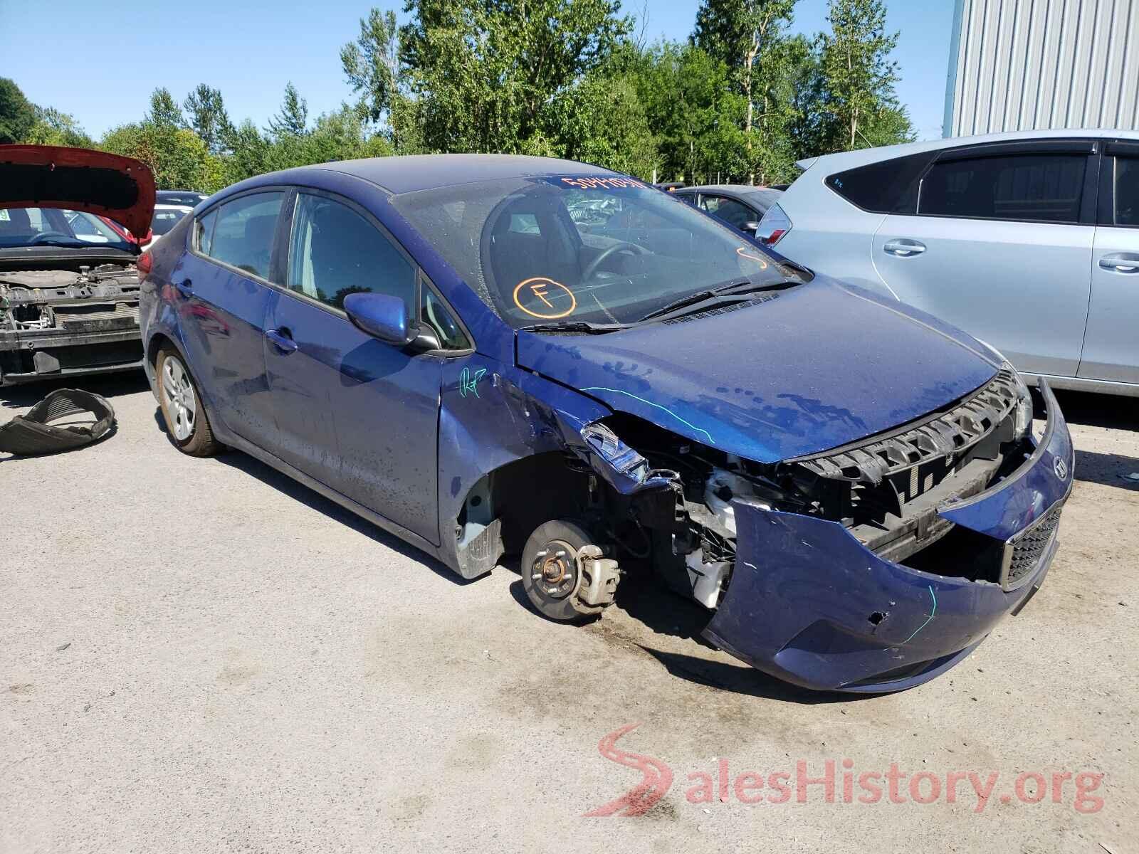 3KPFK4A73HE141834 2017 KIA FORTE