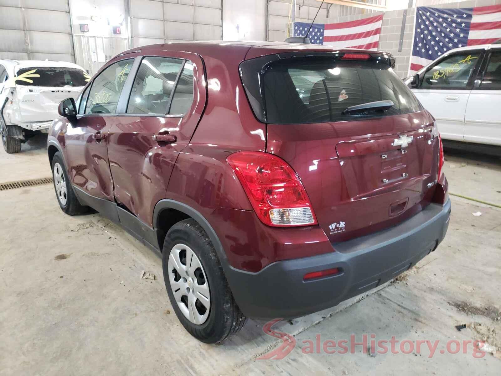 3GNCJKSB6GL126002 2016 CHEVROLET TRAX