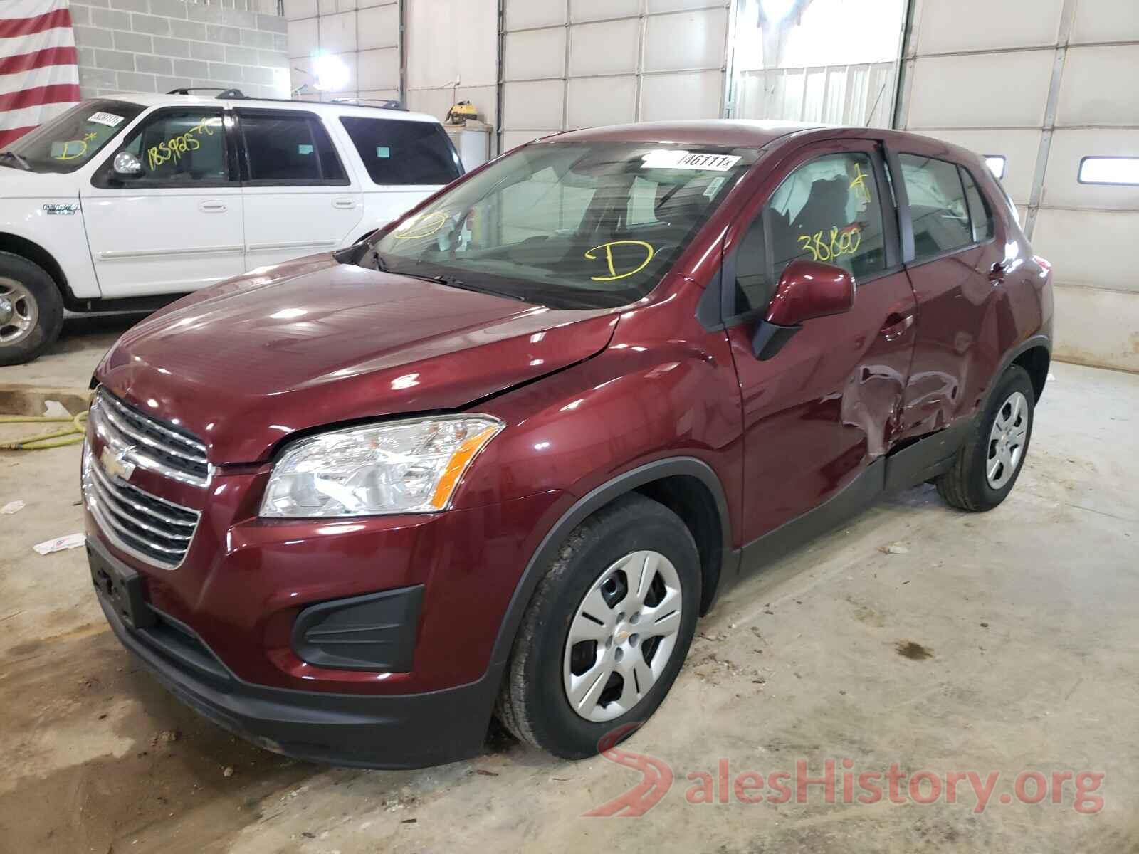 3GNCJKSB6GL126002 2016 CHEVROLET TRAX