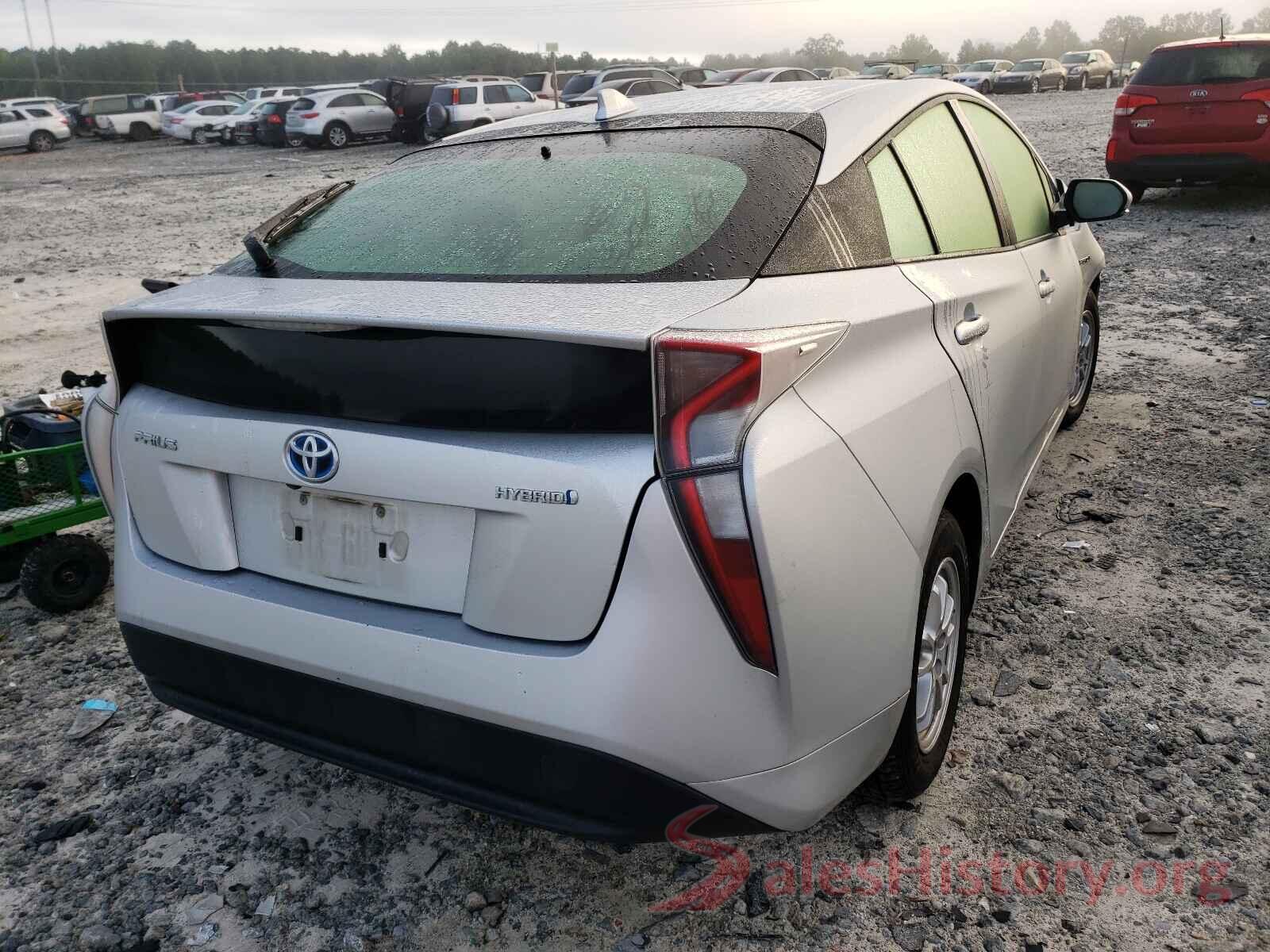 JTDKBRFU0G3010537 2016 TOYOTA PRIUS