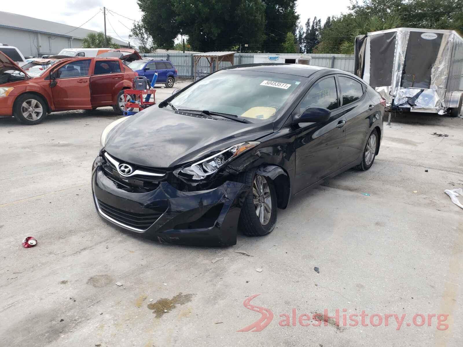 KMHDH4AE9GU575711 2016 HYUNDAI ELANTRA