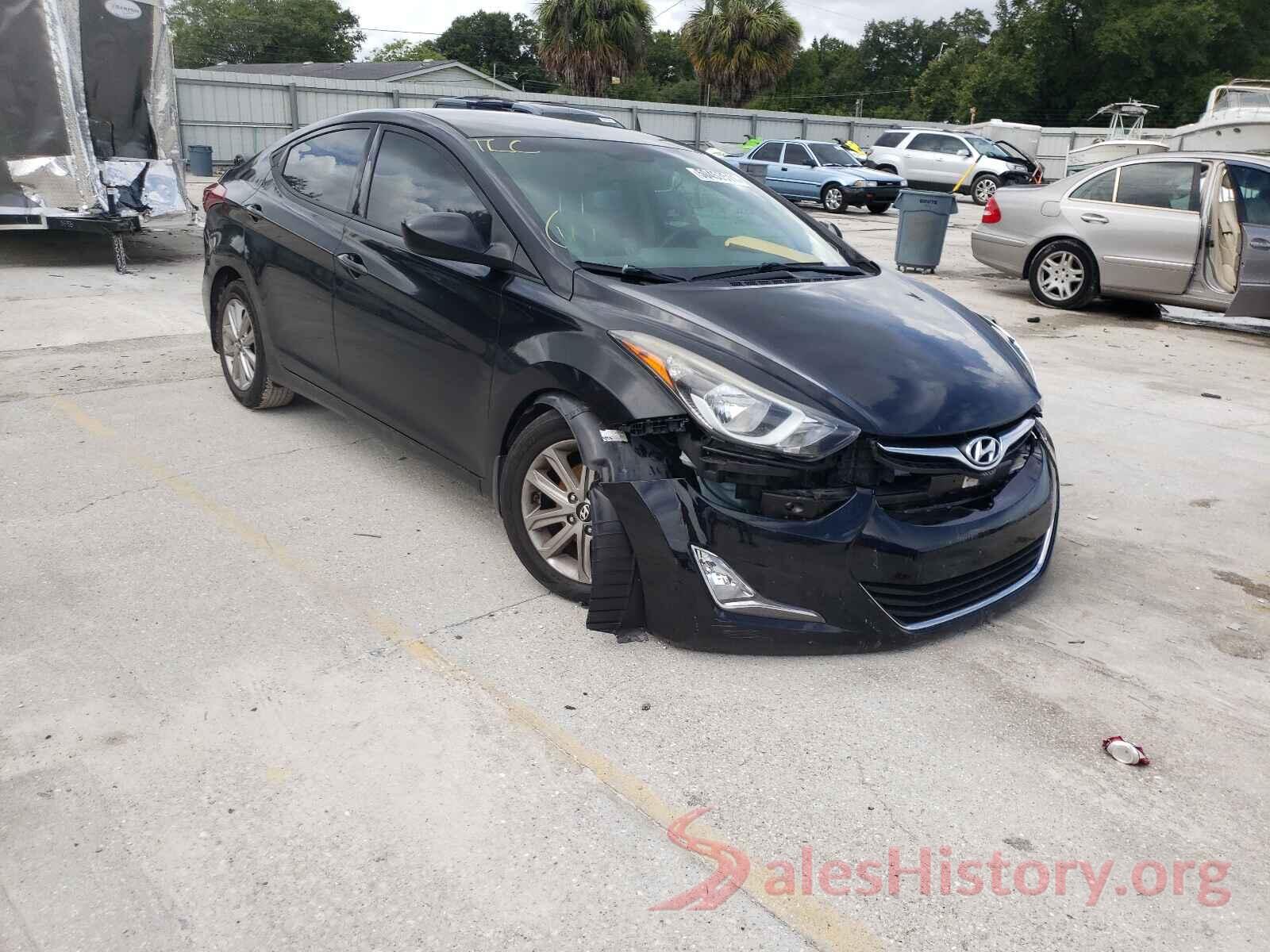 KMHDH4AE9GU575711 2016 HYUNDAI ELANTRA