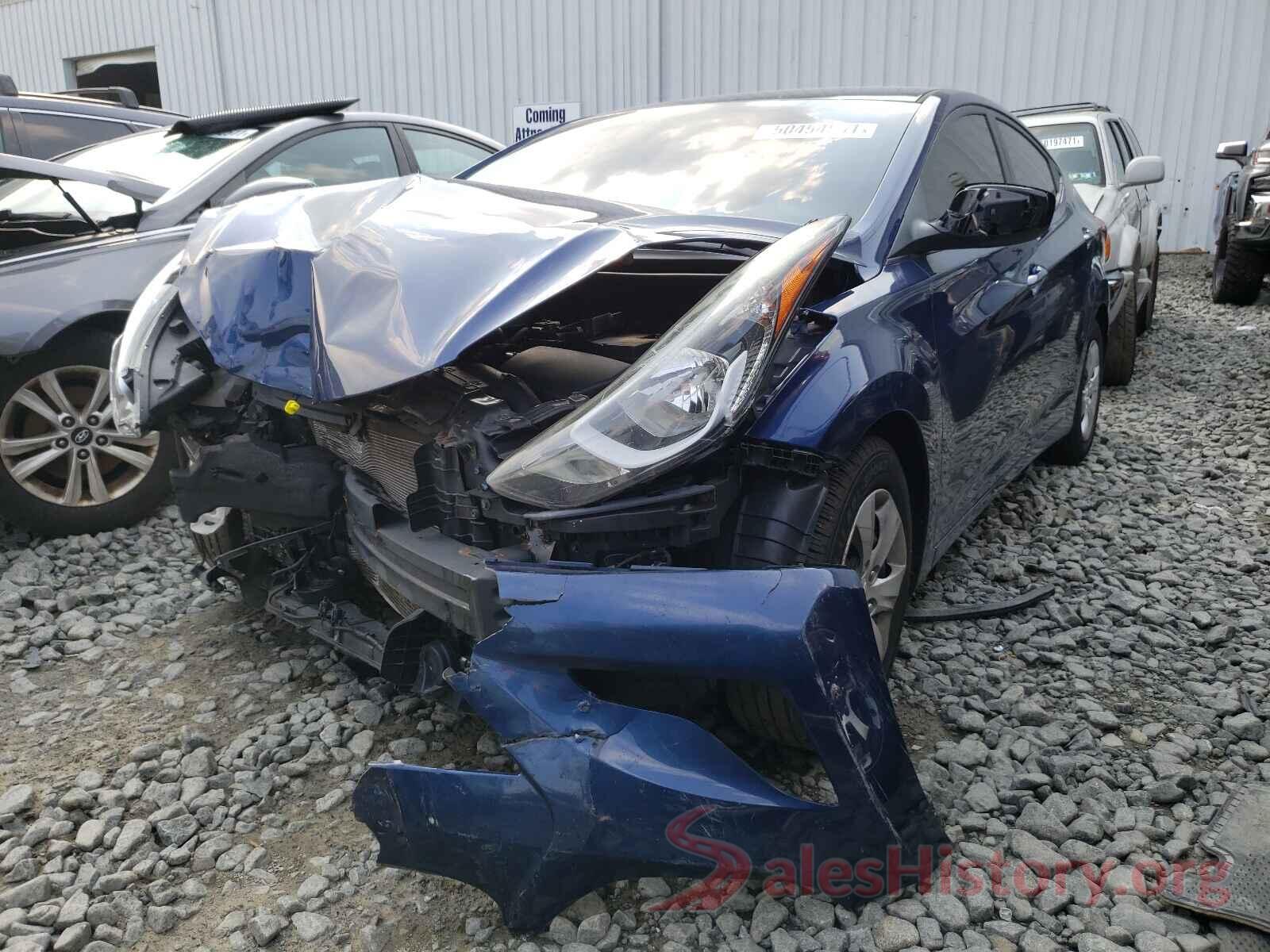 5NPDH4AE9GH683440 2016 HYUNDAI ELANTRA