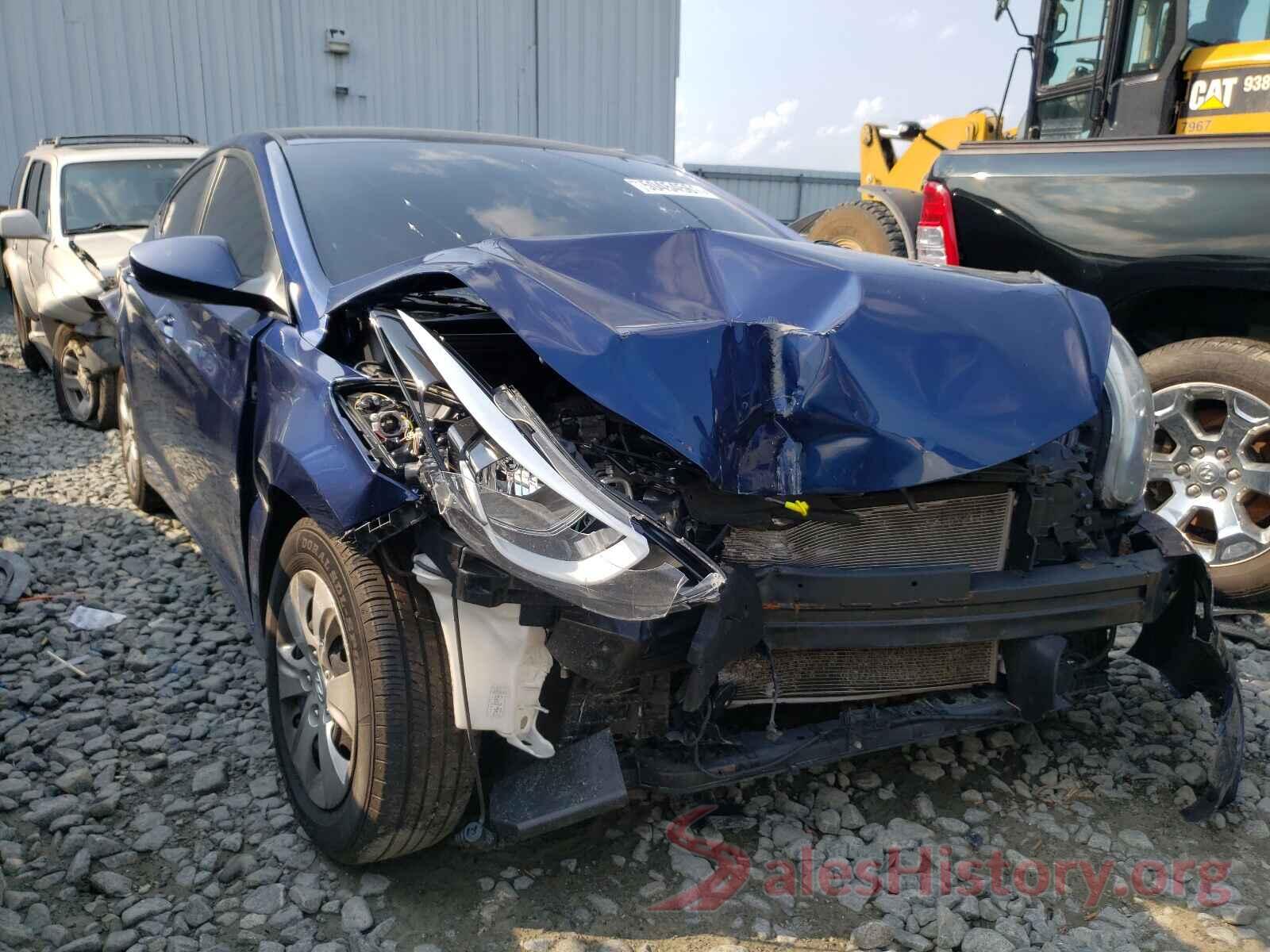 5NPDH4AE9GH683440 2016 HYUNDAI ELANTRA