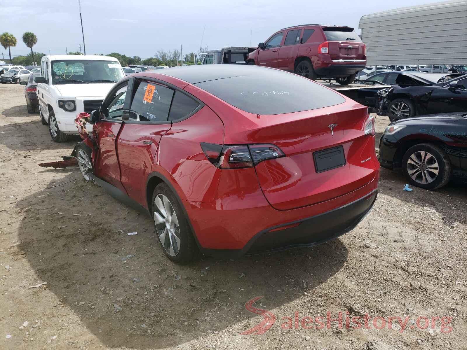 5YJYGDEEXMF177348 2021 TESLA MODEL Y