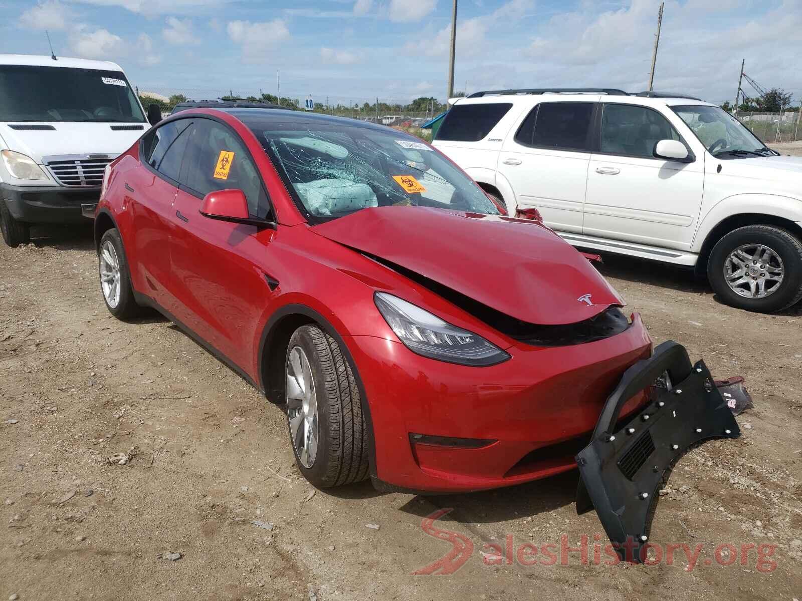 5YJYGDEEXMF177348 2021 TESLA MODEL Y