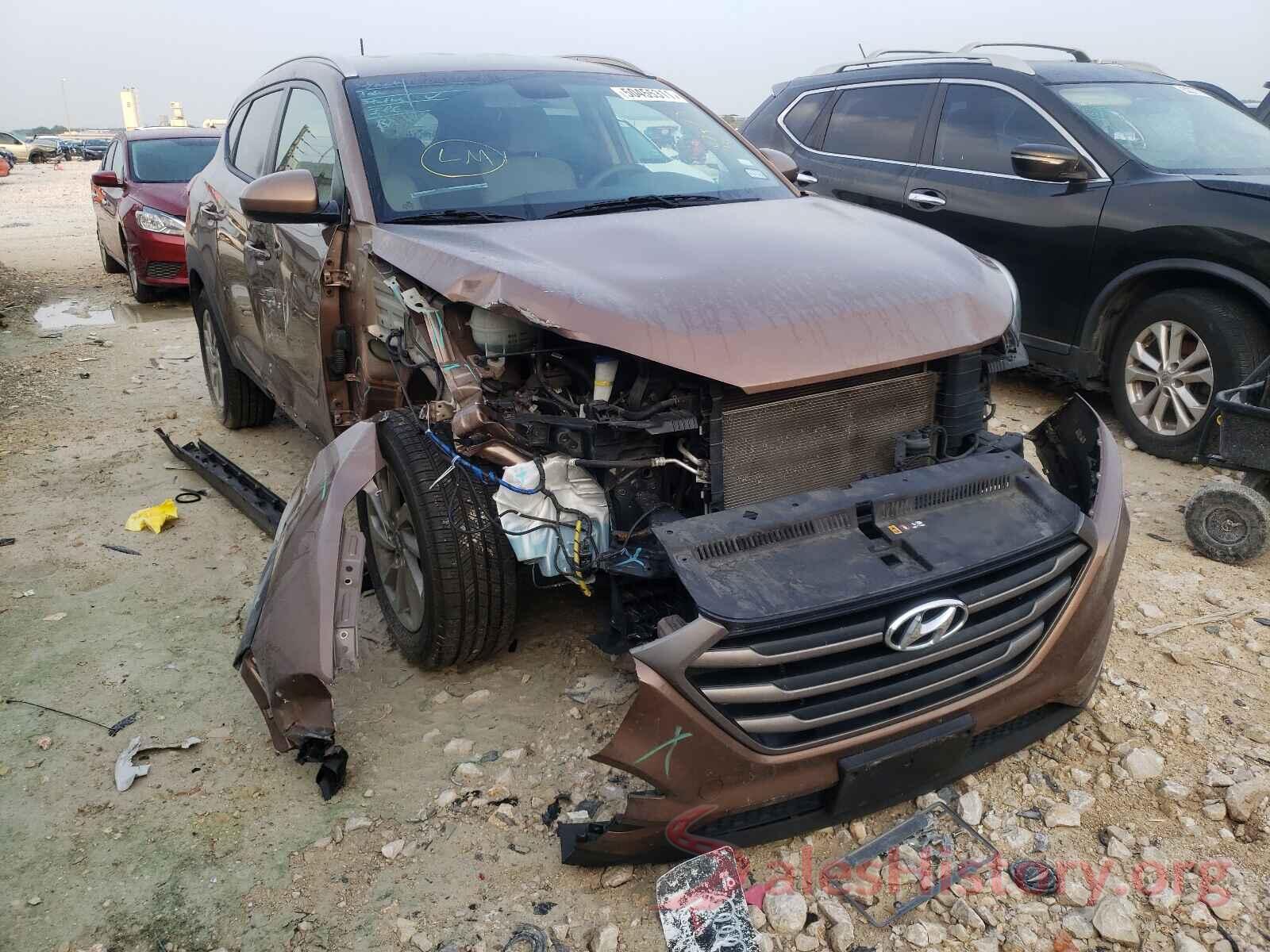 KM8J3CA4XGU035450 2016 HYUNDAI TUCSON