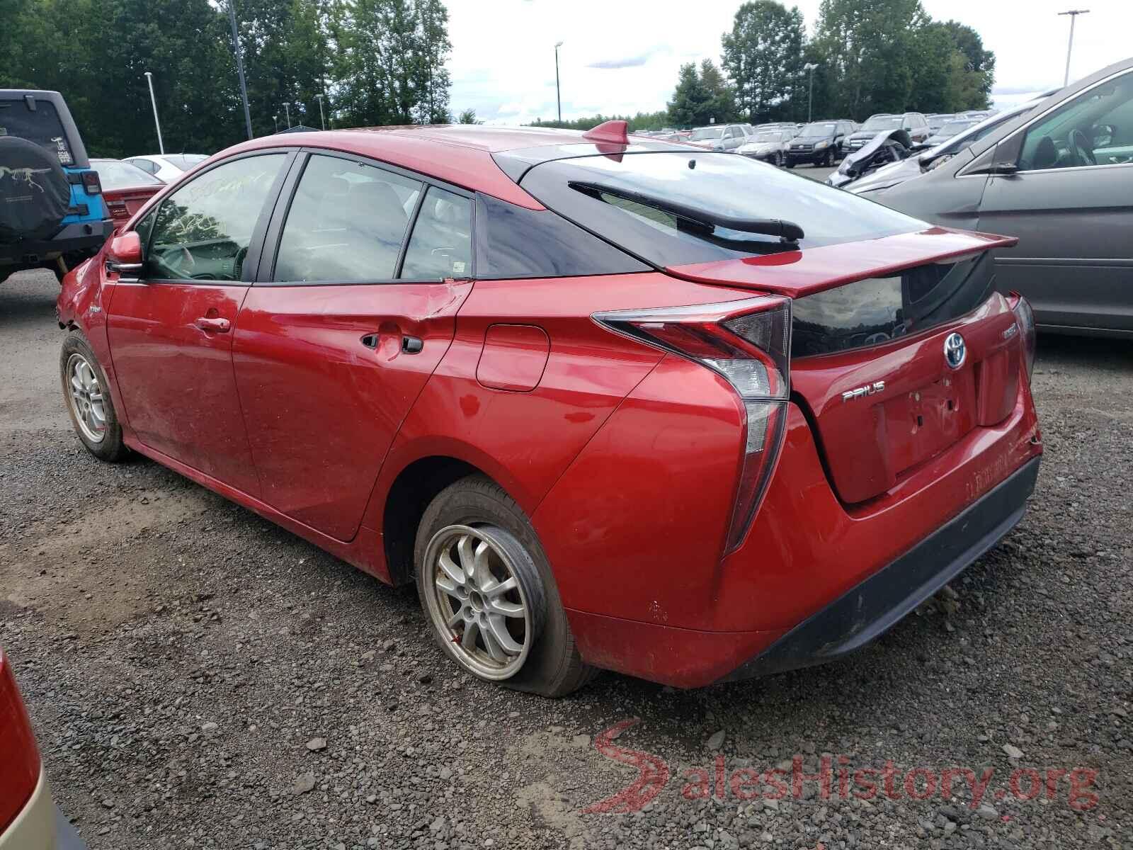 JTDKARFU9G3523644 2016 TOYOTA PRIUS