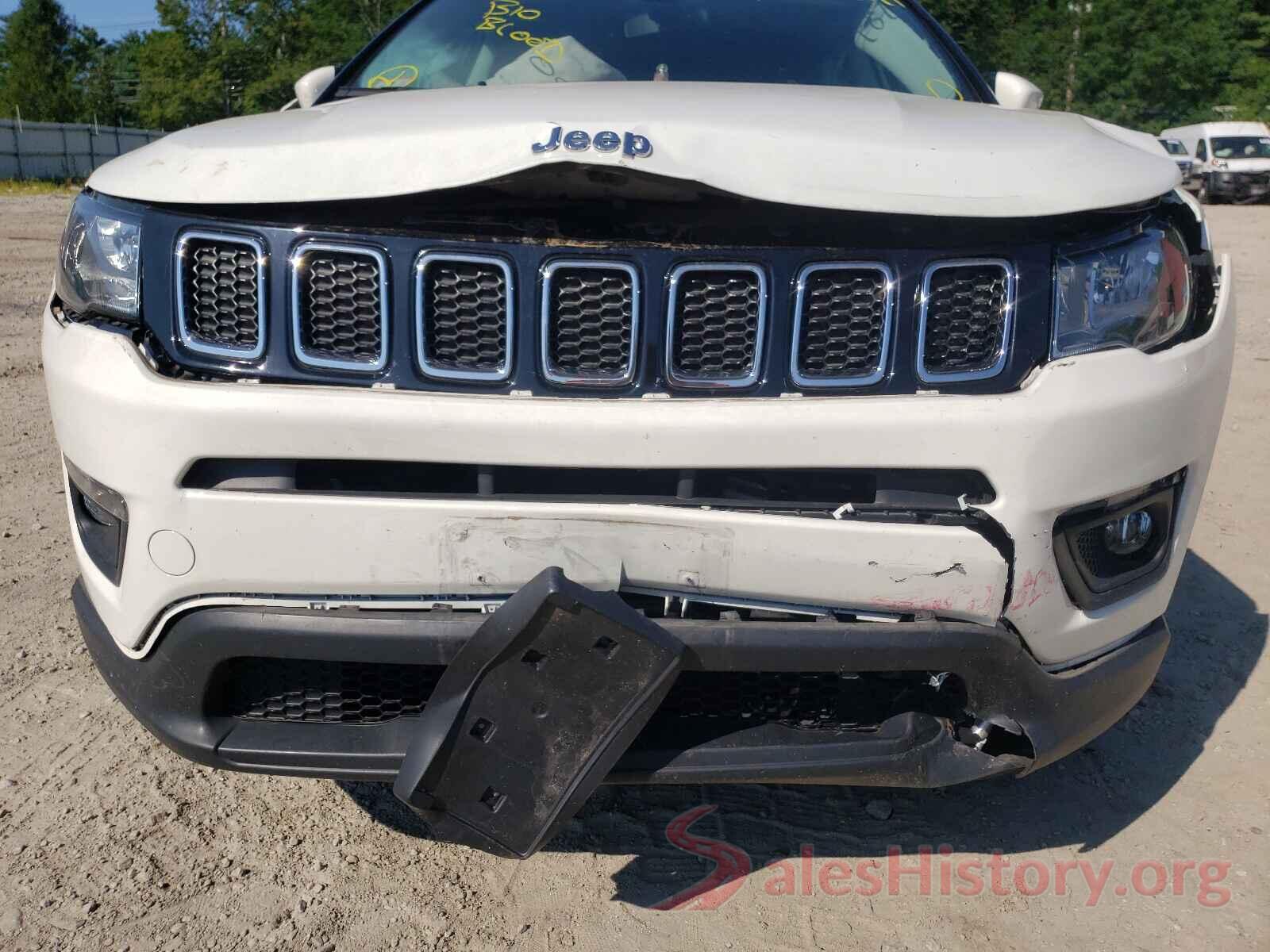 3C4NJDBB2KT600937 2019 JEEP COMPASS