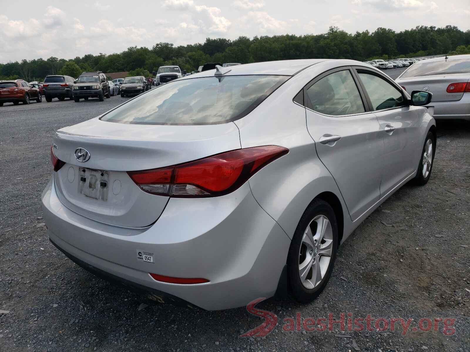 KMHDH4AEXGU566595 2016 HYUNDAI ELANTRA