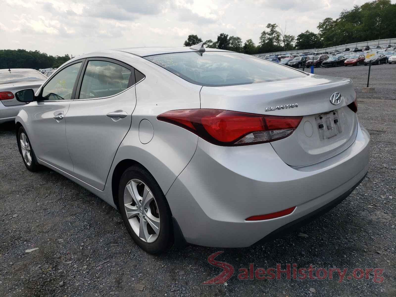 KMHDH4AEXGU566595 2016 HYUNDAI ELANTRA