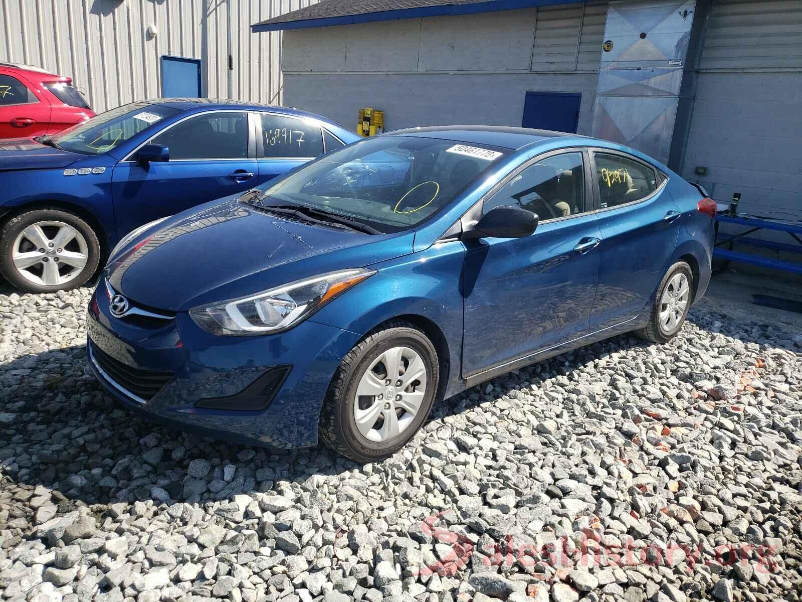 KMHDH4AE1GU649106 2016 HYUNDAI ELANTRA