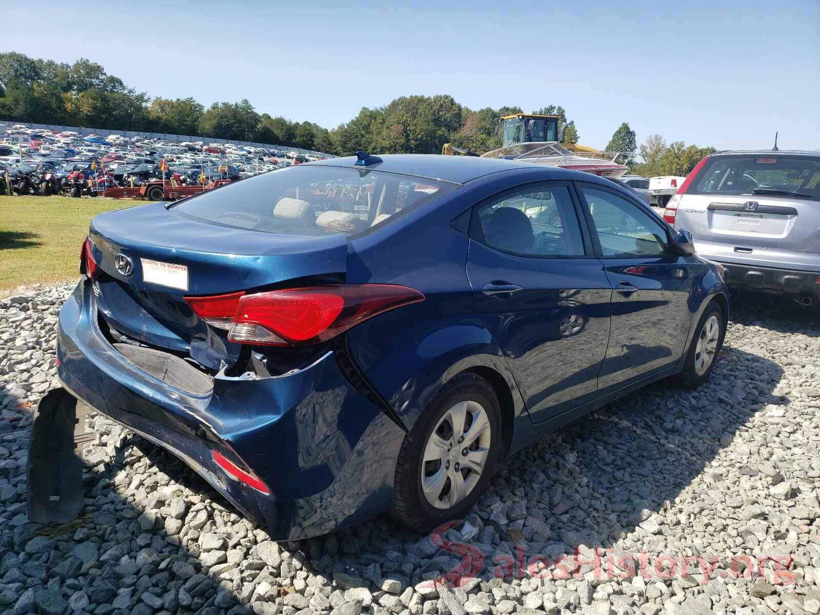 KMHDH4AE1GU649106 2016 HYUNDAI ELANTRA