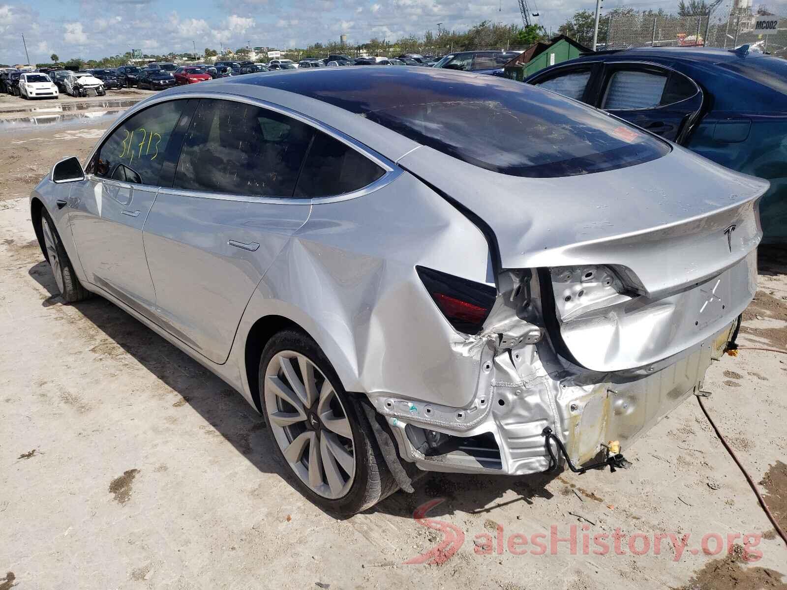 5YJ3E1EA4HF000988 2017 TESLA MODEL 3