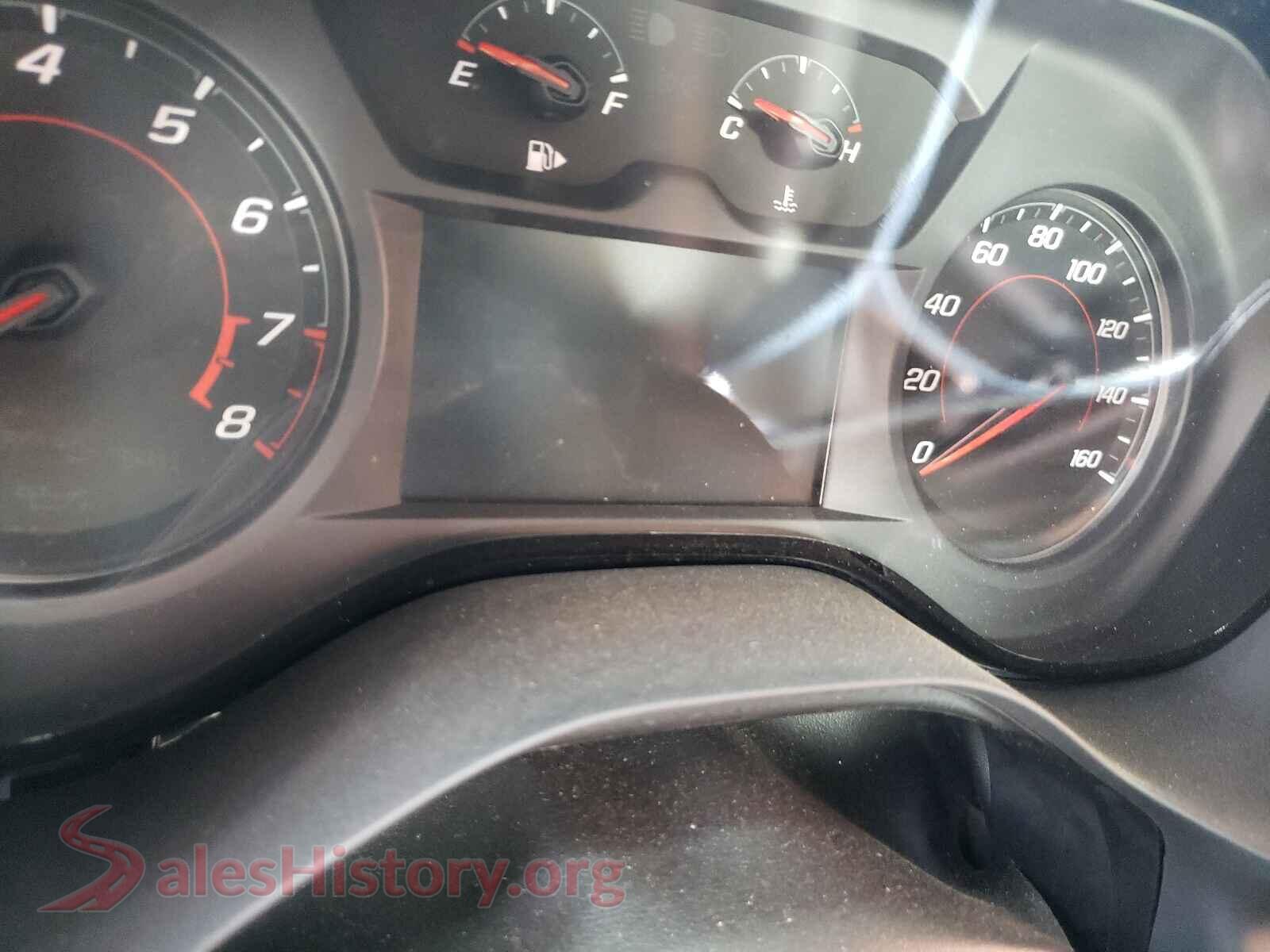 2019 CHEVROLET CAMARO VIN 1G1FB1RX9K0143499, interior dashboard