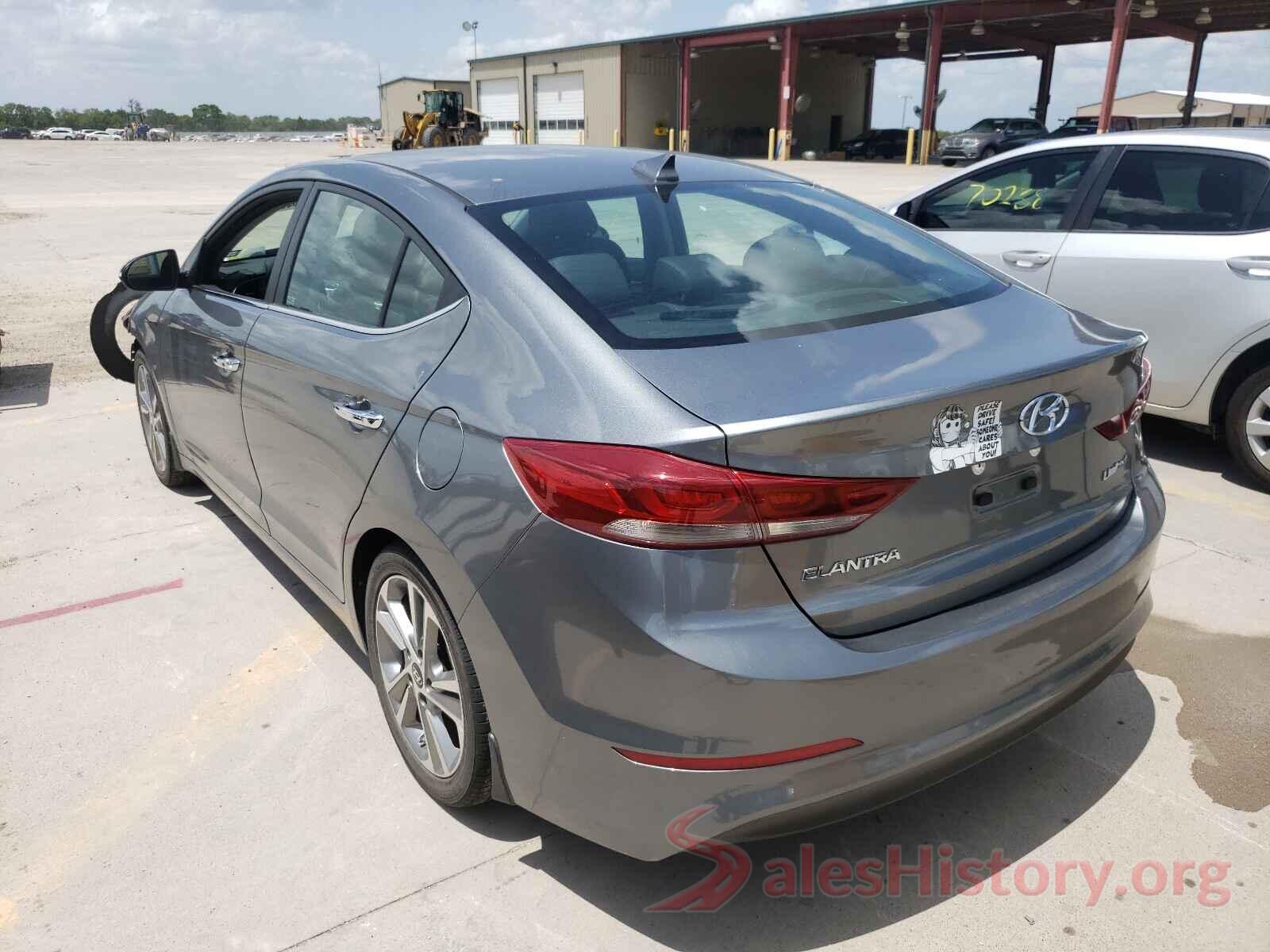 KMHD84LF1HU268184 2017 HYUNDAI ELANTRA