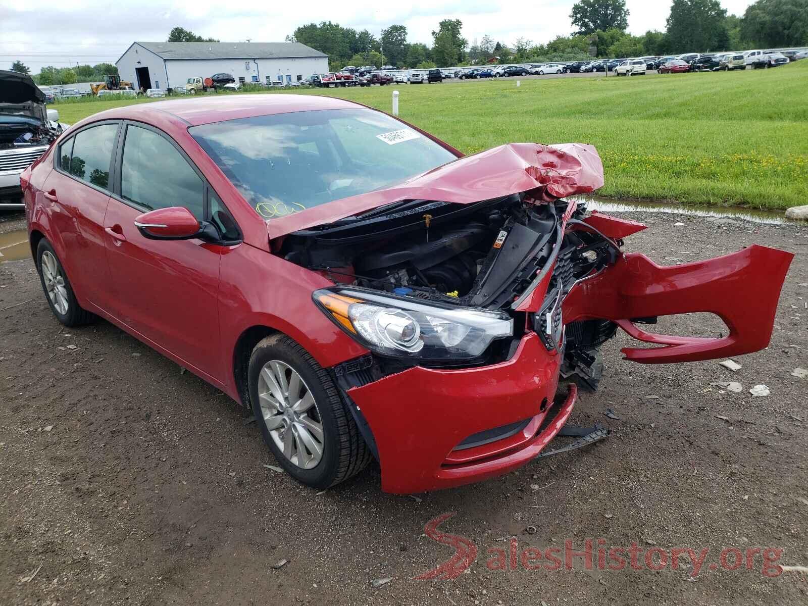 KNAFX4A6XG5609106 2016 KIA FORTE