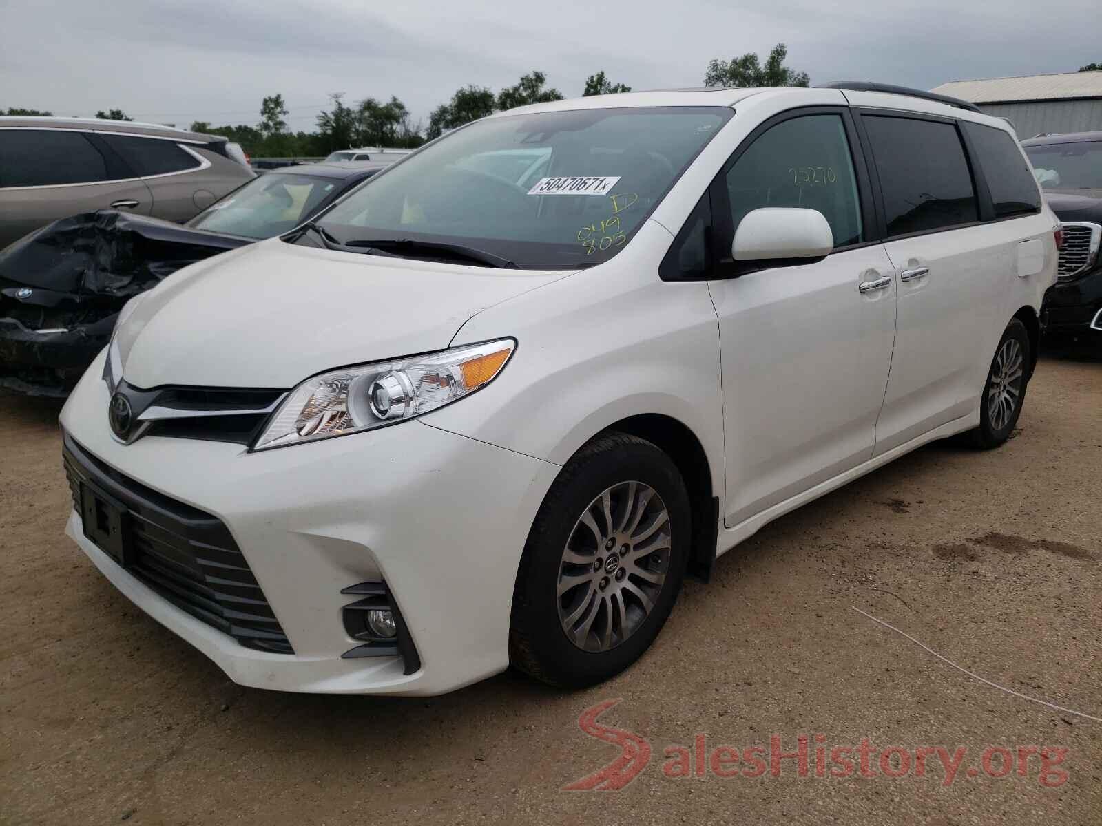 5TDYZ3DCXLS049805 2020 TOYOTA SIENNA